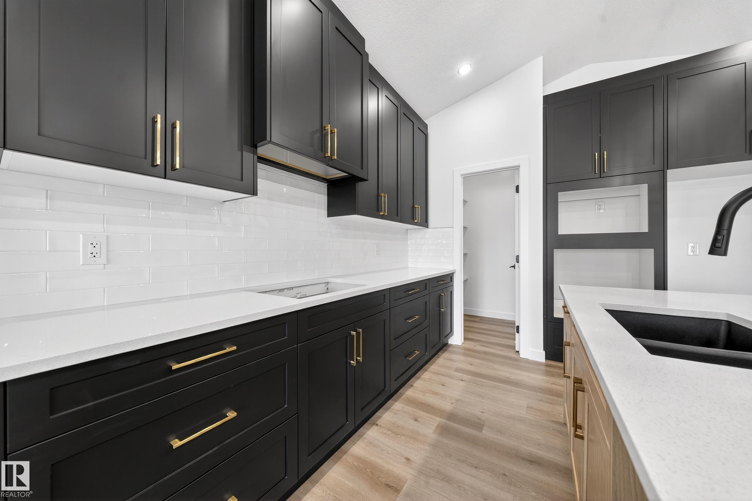 3325 Chickadee Drive, Edmonton, AB - Indoor Photo Showing Kitchen With Double Sink