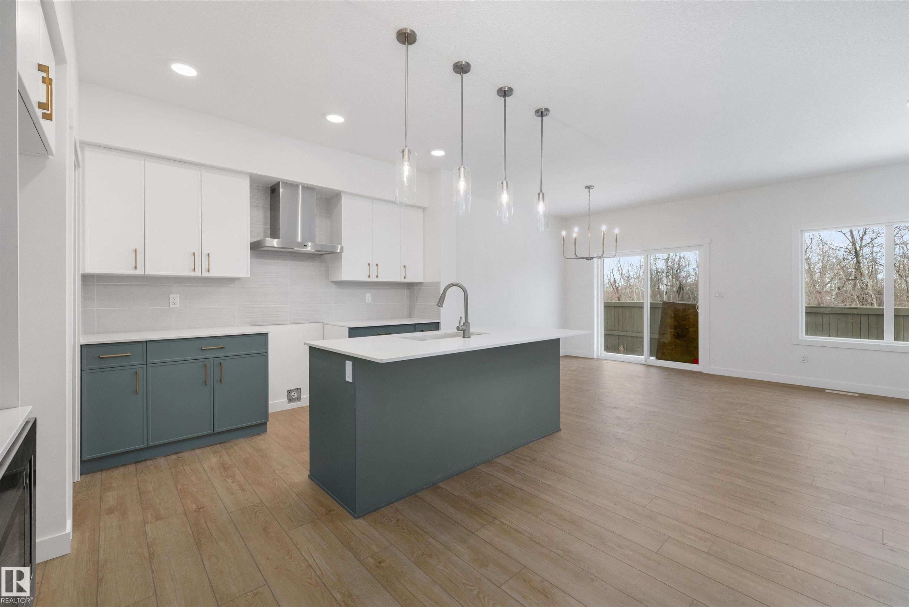 8732 183 Avenue Nw, Edmonton, AB - Indoor Photo Showing Kitchen With Upgraded Kitchen