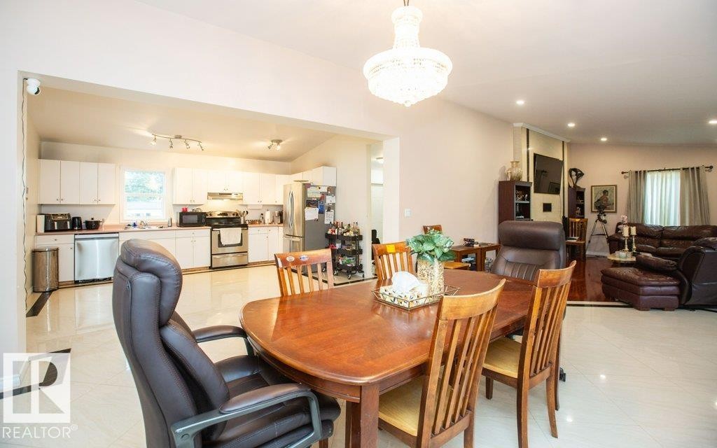 5104 - 49 Avenue, Busby, AB - Indoor Photo Showing Dining Room