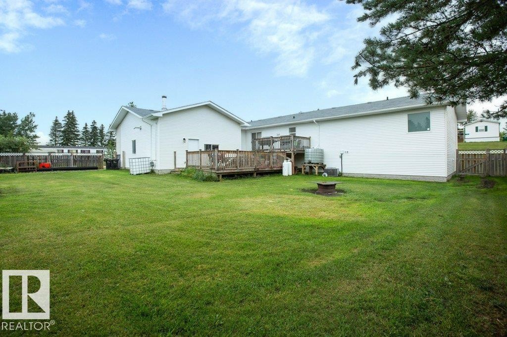 5104 - 49 Avenue, Busby, AB - Outdoor With Deck Patio Veranda With Backyard With Exterior
