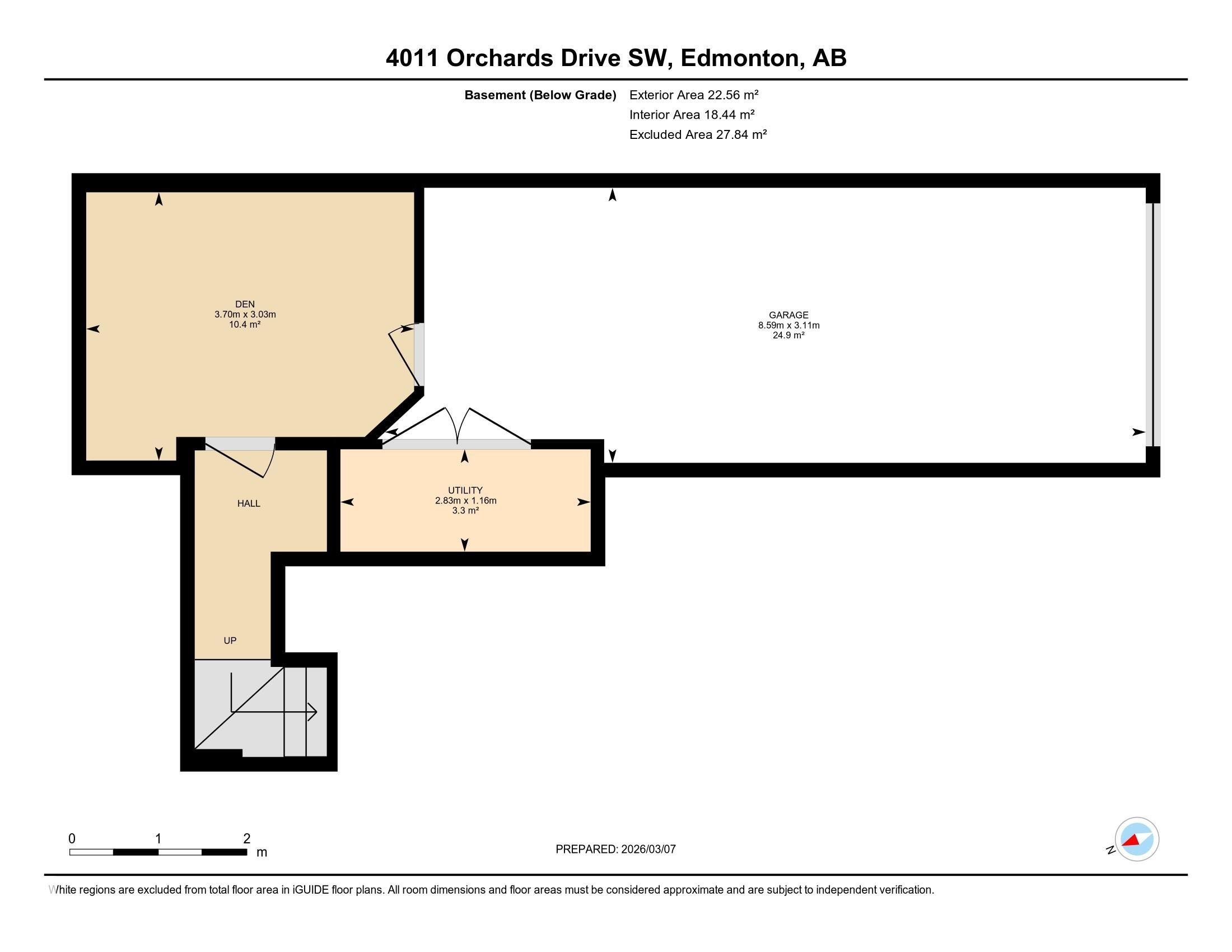 View of home floor plan - 4011 Orchards Drive, Edmonton, AB - Other