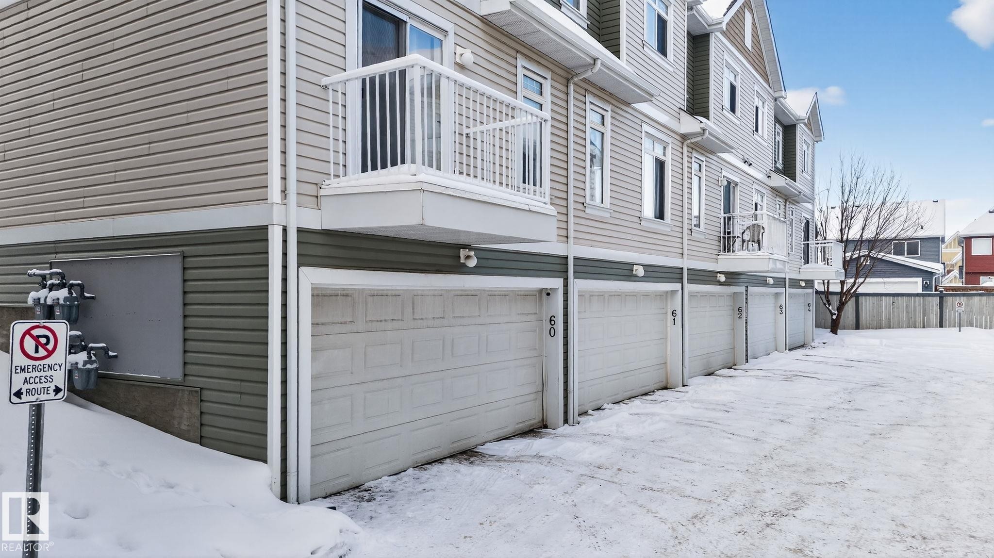 View of garage - 60 1804 70 Street, Edmonton, AB - Outdoor