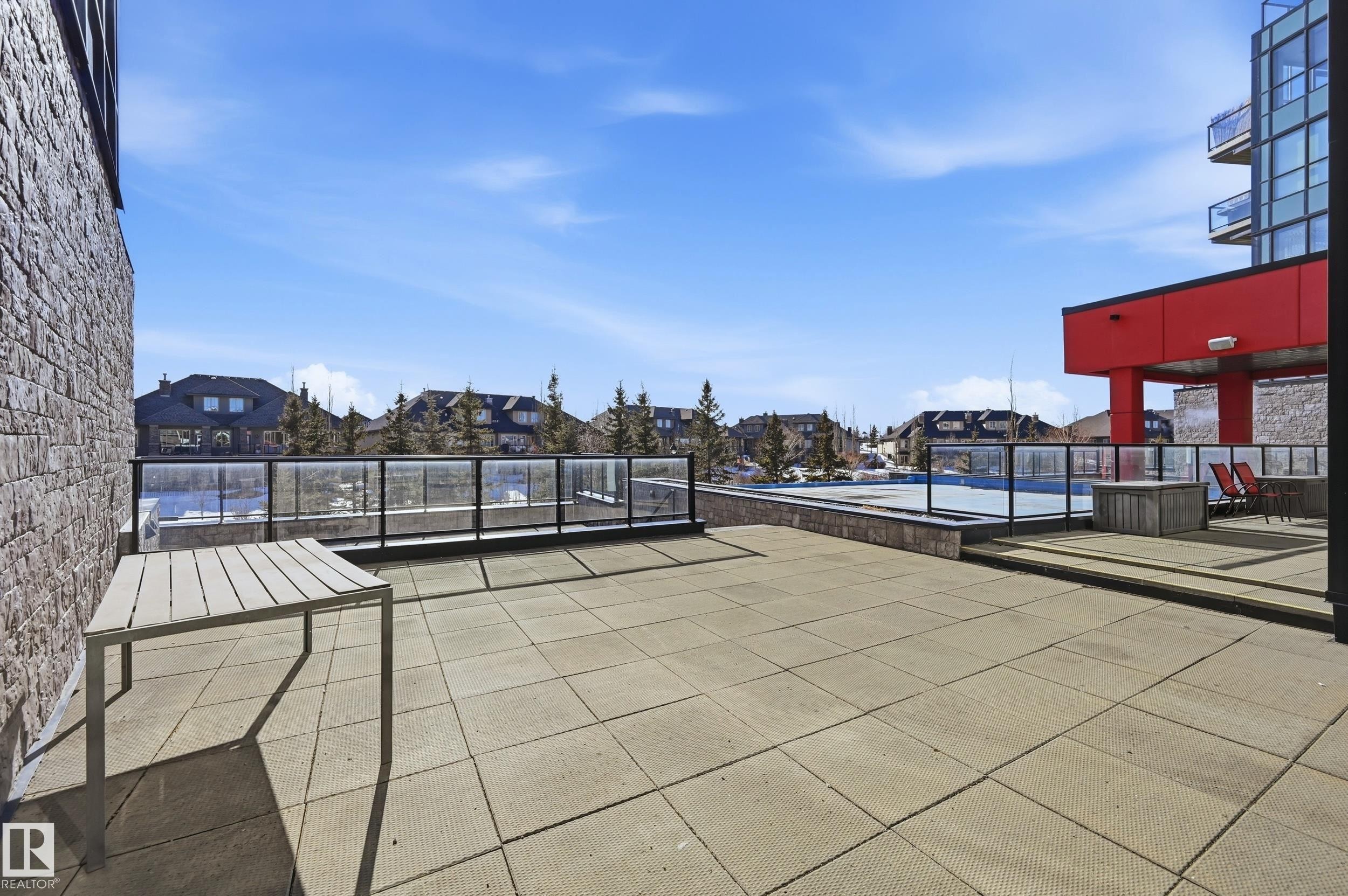 View of patio with a residential view - 511 5151 Windermere Boulevard, Edmonton, AB - Outdoor