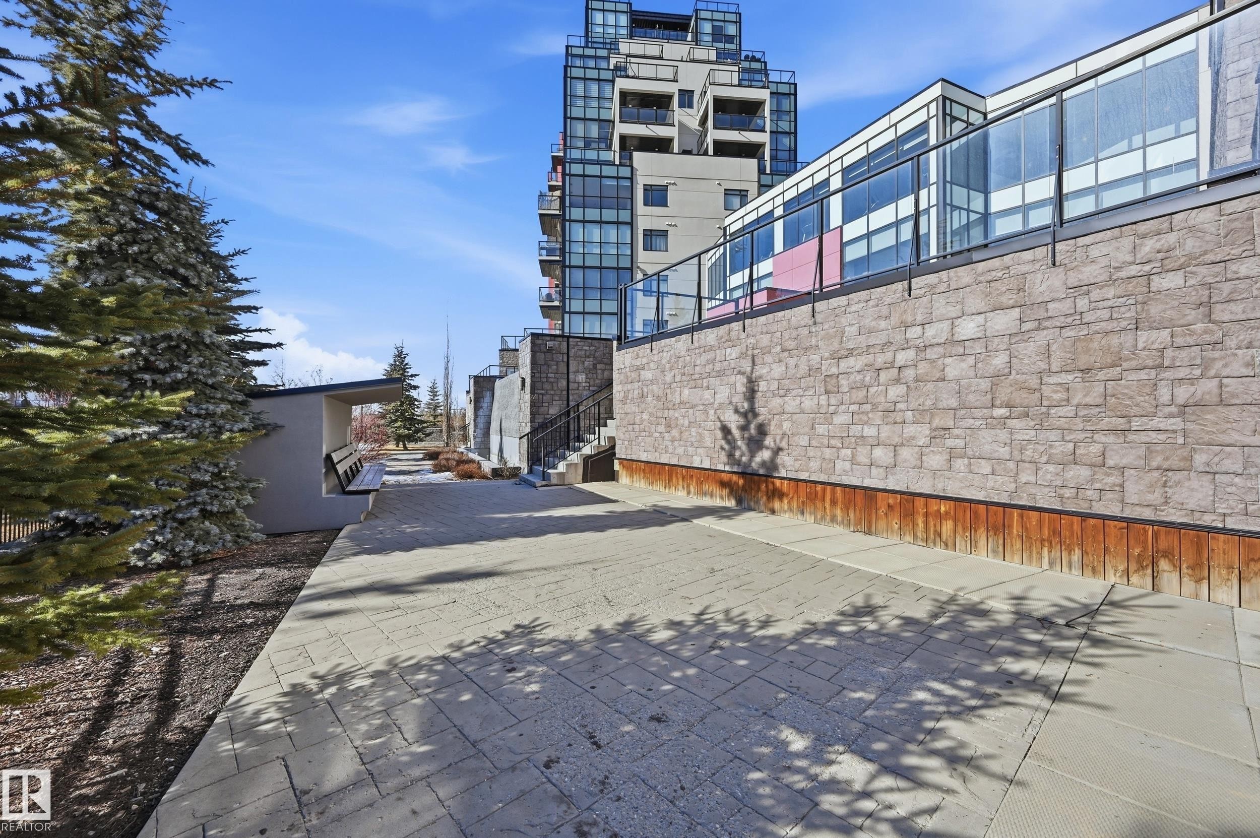 View of community with a patio area - 511 5151 Windermere Boulevard, Edmonton, AB - Outdoor
