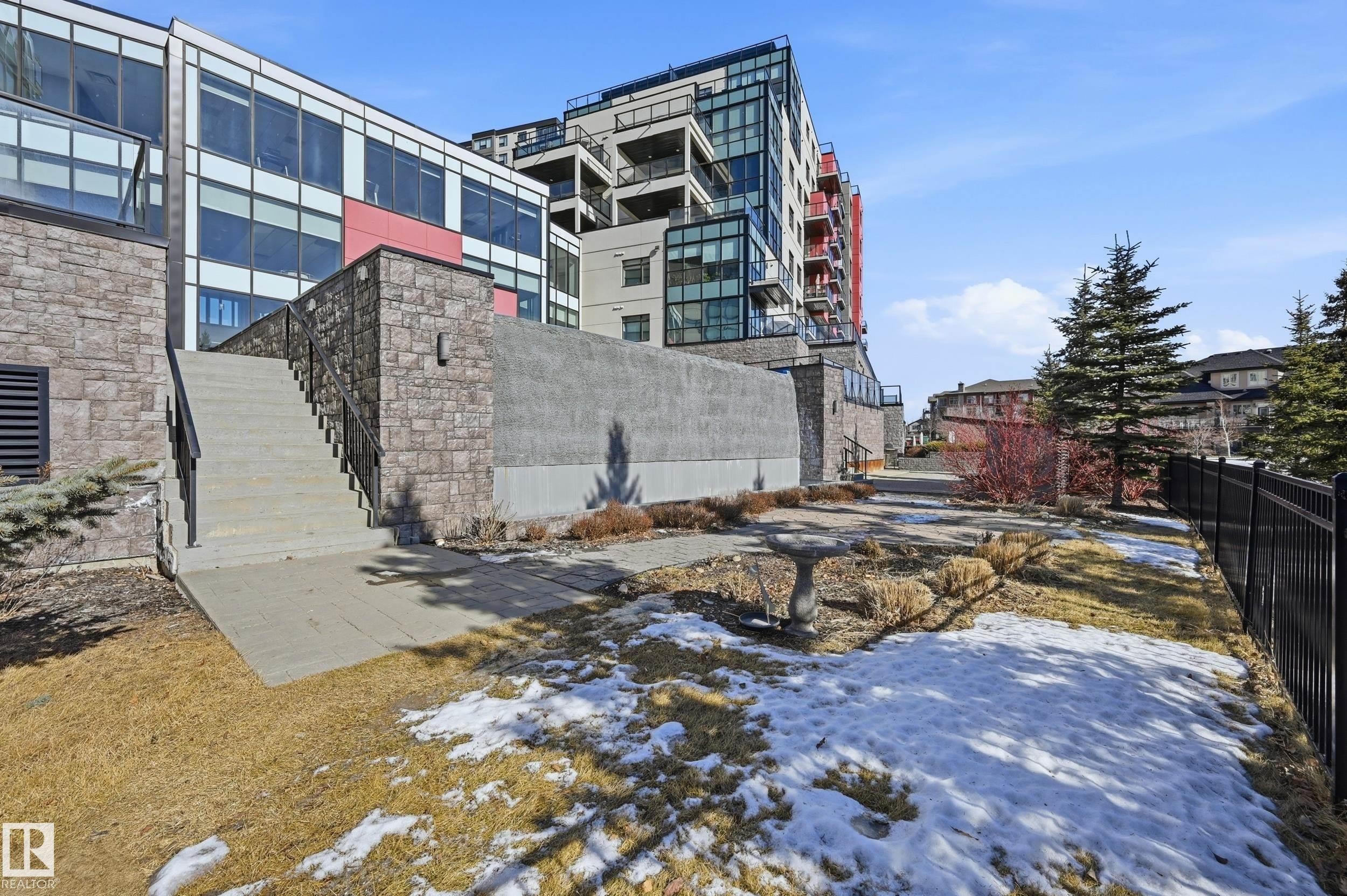 View of apartment building / complex with stairs - 511 5151 Windermere Boulevard, Edmonton, AB - Outdoor