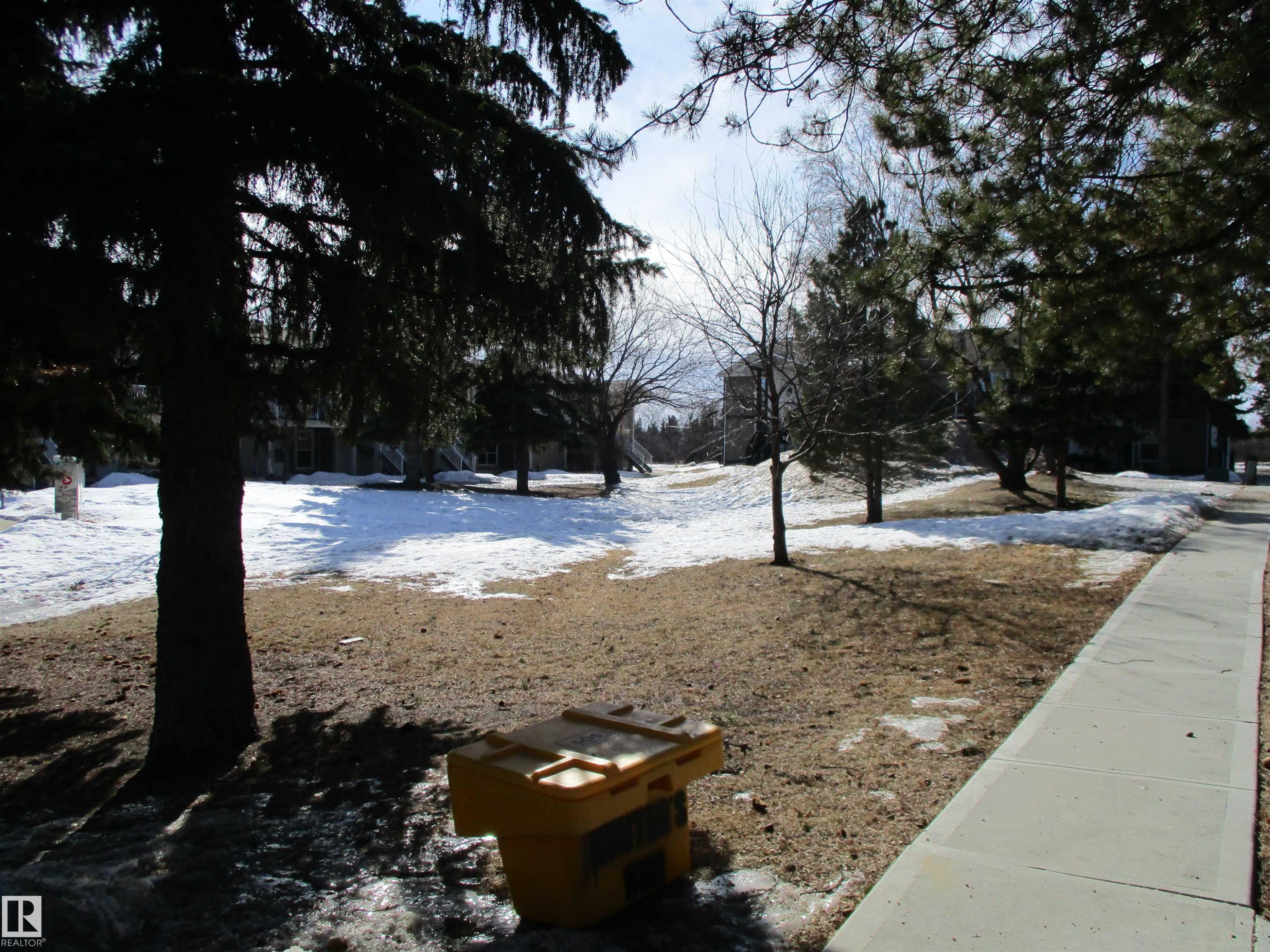 View of yard covered in snow - 1186 Saddleback Road, Edmonton, AB - Outdoor