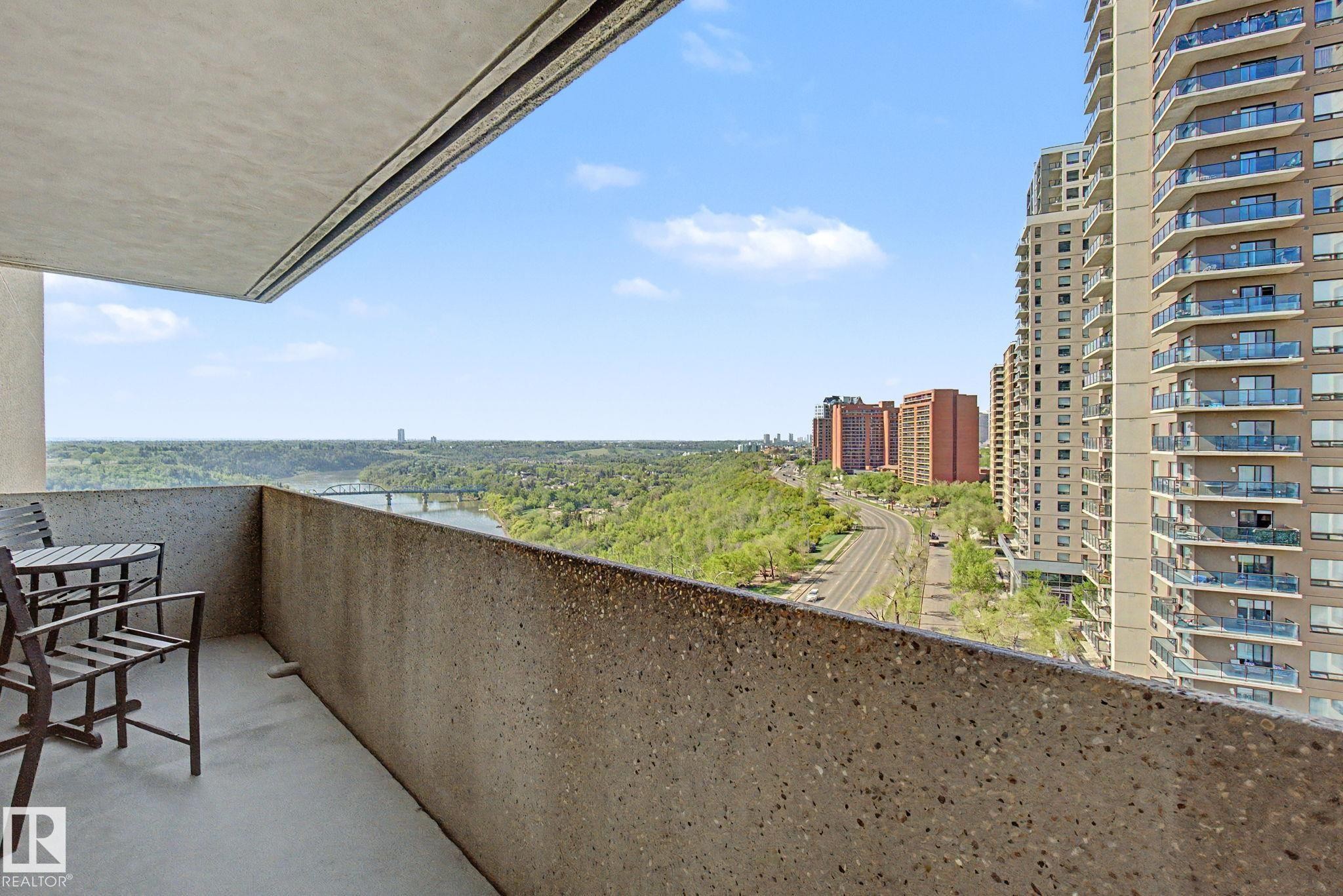 1105 8340 Jasper Avenue, Edmonton, AB - Outdoor With Balcony
