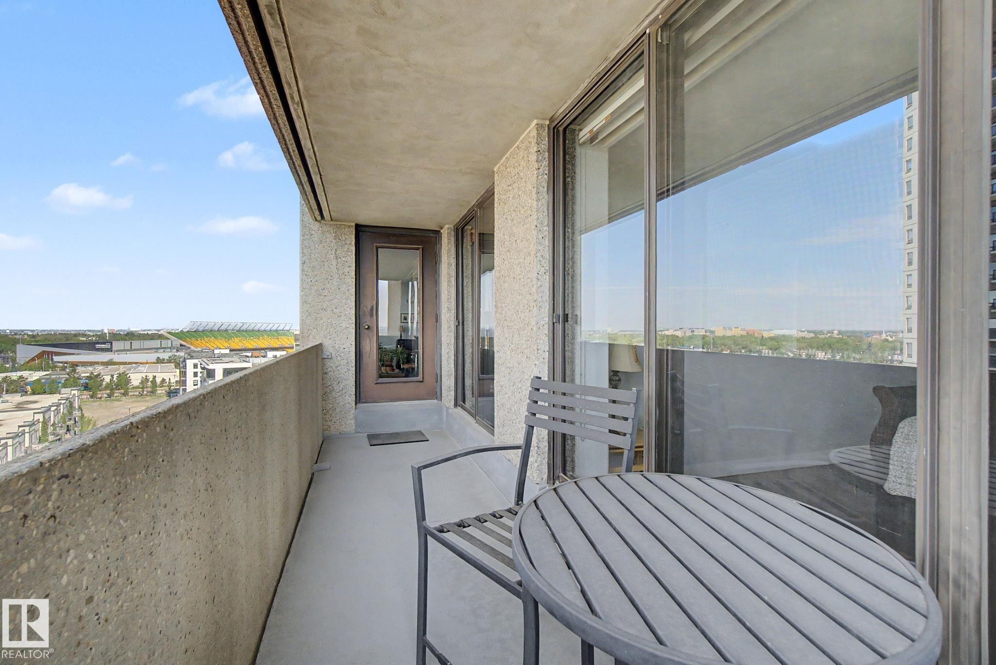 1105 8340 Jasper Avenue, Edmonton, AB - Outdoor With Balcony With Exterior