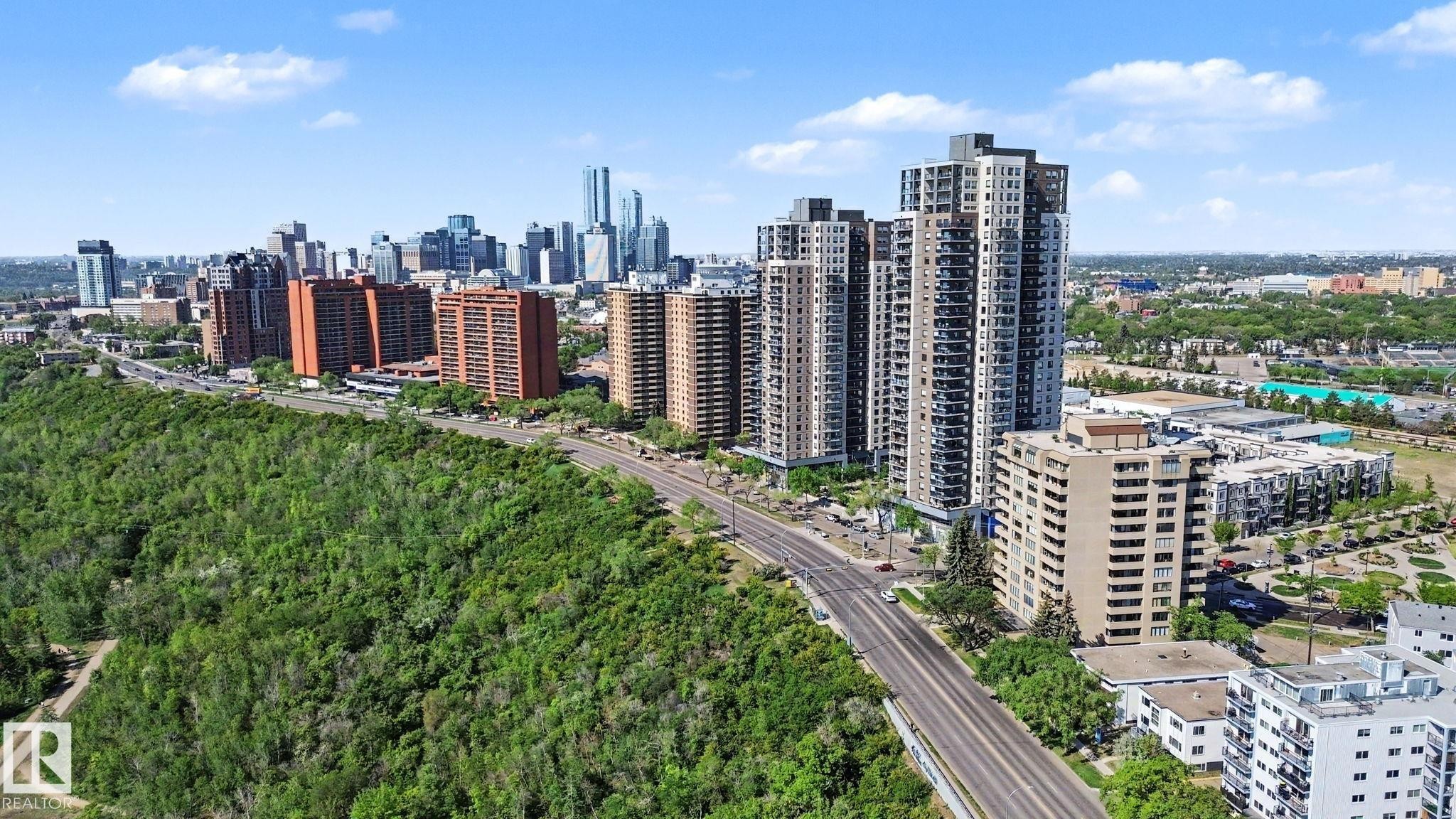 1105 8340 Jasper Avenue, Edmonton, AB - Outdoor With View