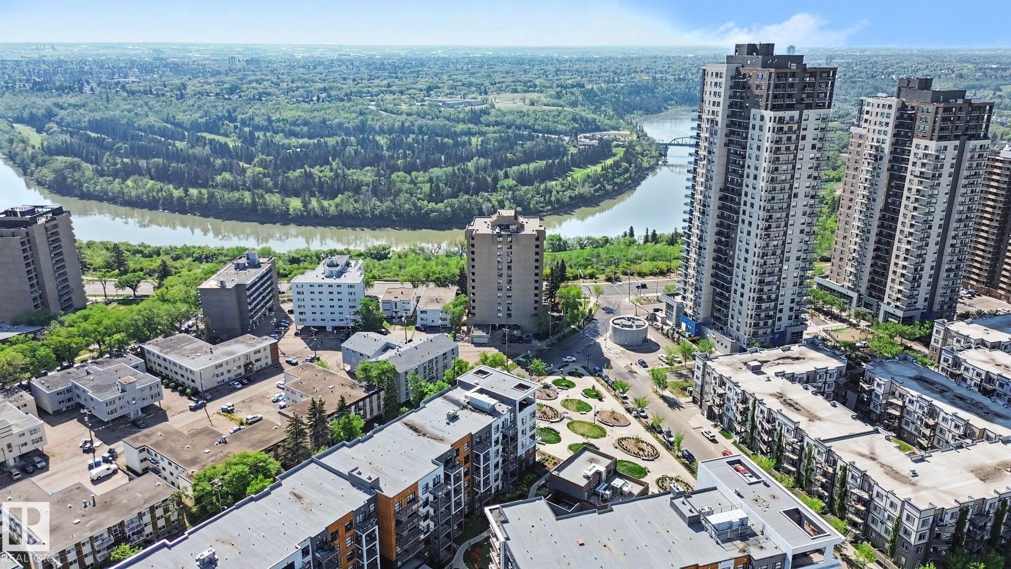 1105 8340 Jasper Avenue, Edmonton, AB - Outdoor With View