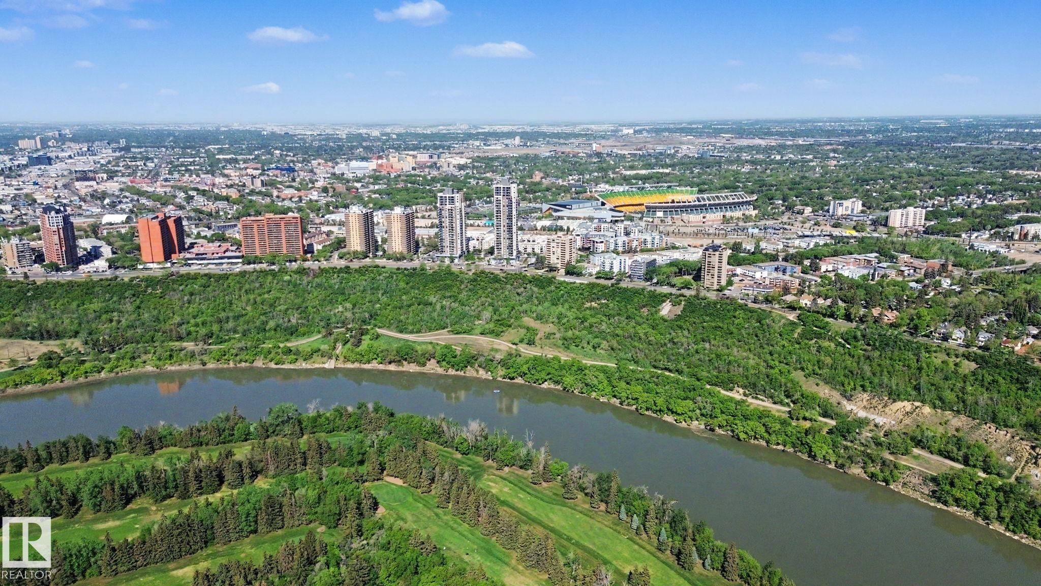 1105 8340 Jasper Avenue, Edmonton, AB - Outdoor With Body Of Water With View