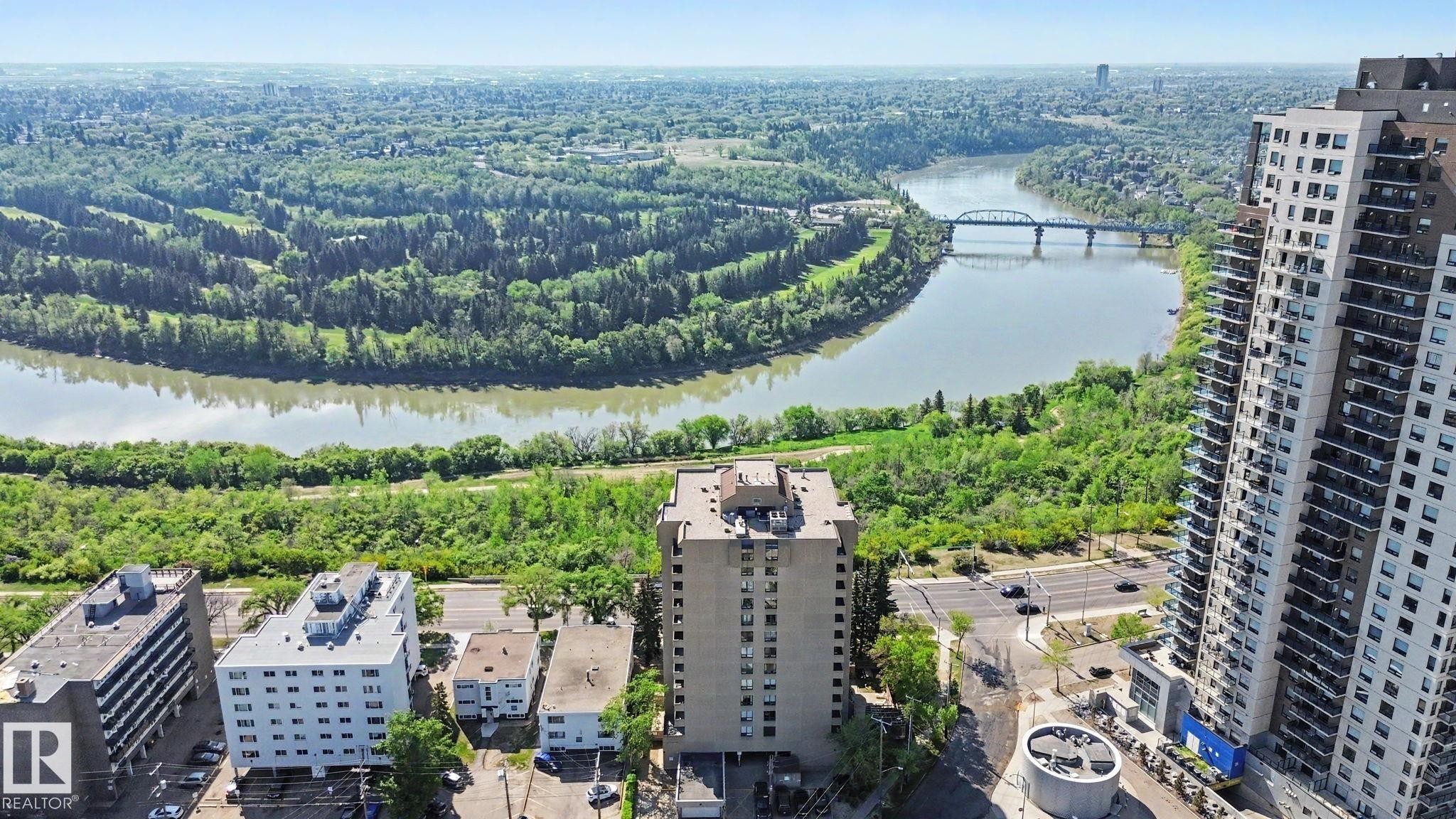 1105 8340 Jasper Avenue, Edmonton, AB - Outdoor With Body Of Water With View