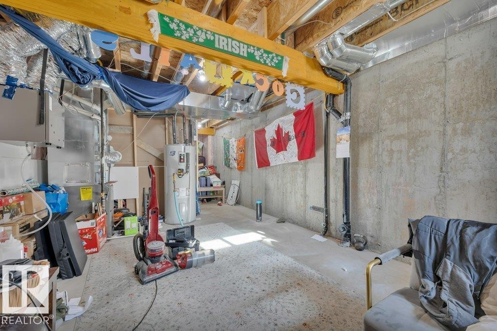 46 603 Orchards Boulevard, Edmonton, AB - Indoor Photo Showing Basement