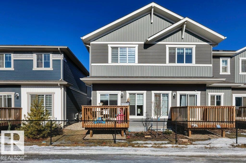 46 603 Orchards Boulevard, Edmonton, AB - Outdoor With Deck Patio Veranda