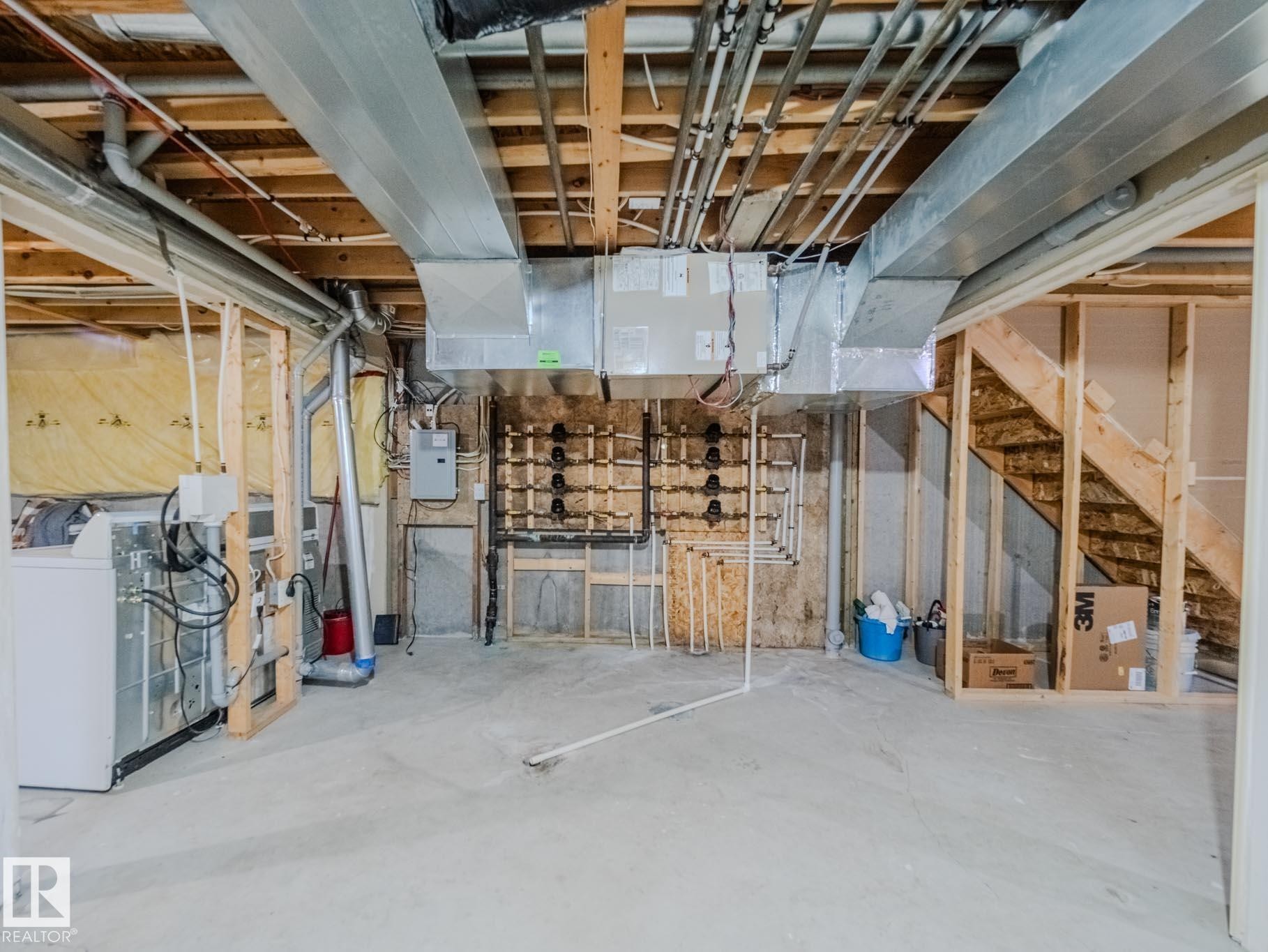 12 671 Silver Berry Road, Edmonton, AB - Indoor Photo Showing Basement