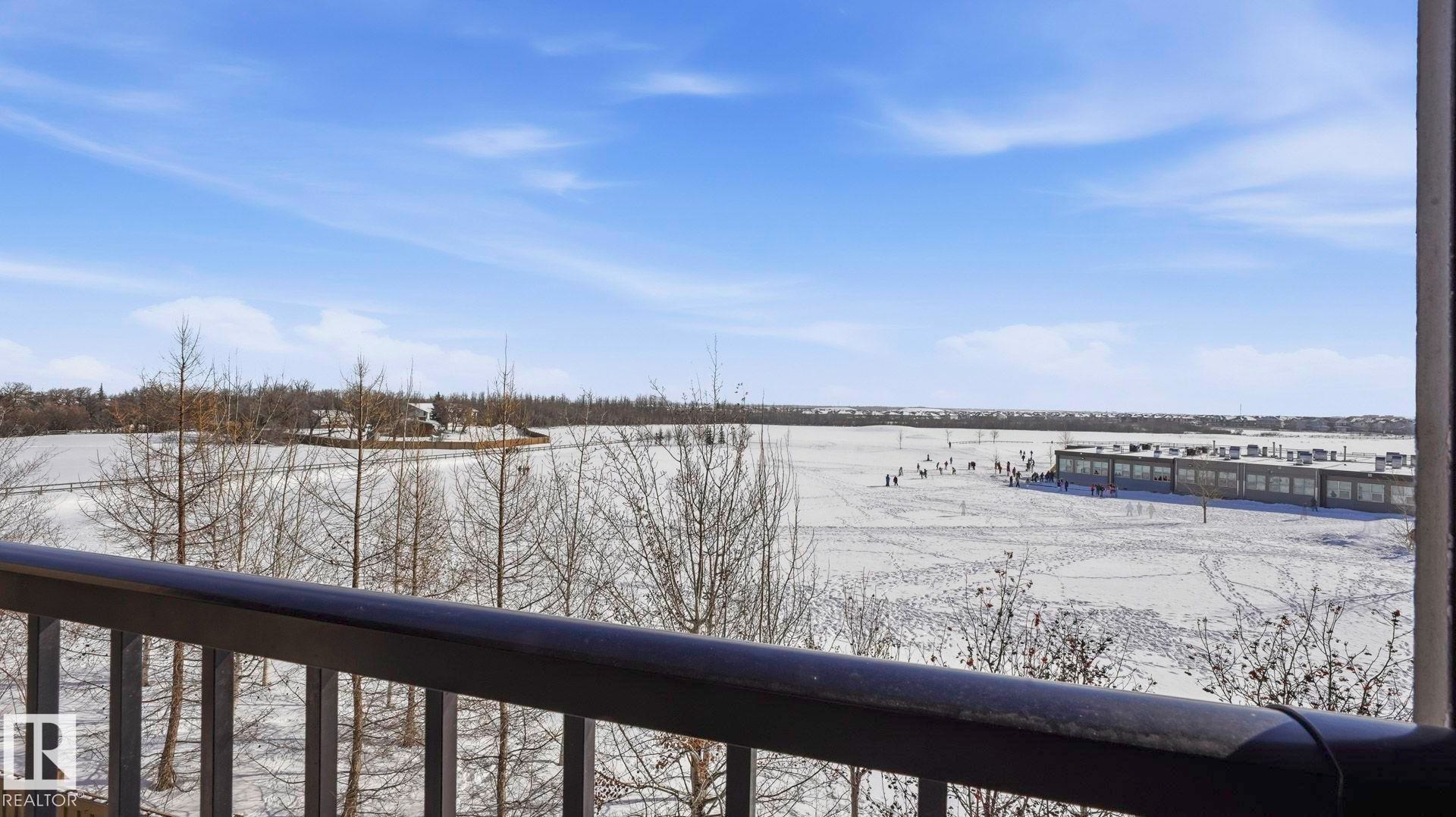Water view - 319 274 Mcconachie Drive, Edmonton, AB - Outdoor With Balcony With View