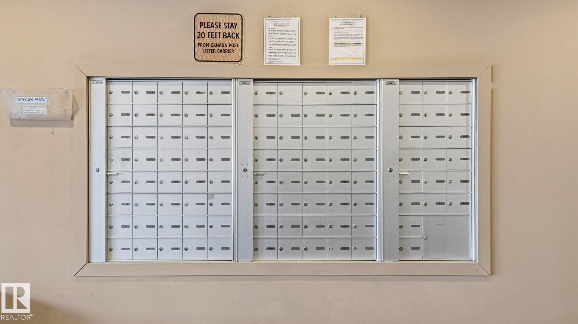 Detailed view of mail area - 319 274 Mcconachie Drive, Edmonton, AB - Indoor Photo Showing Other Room