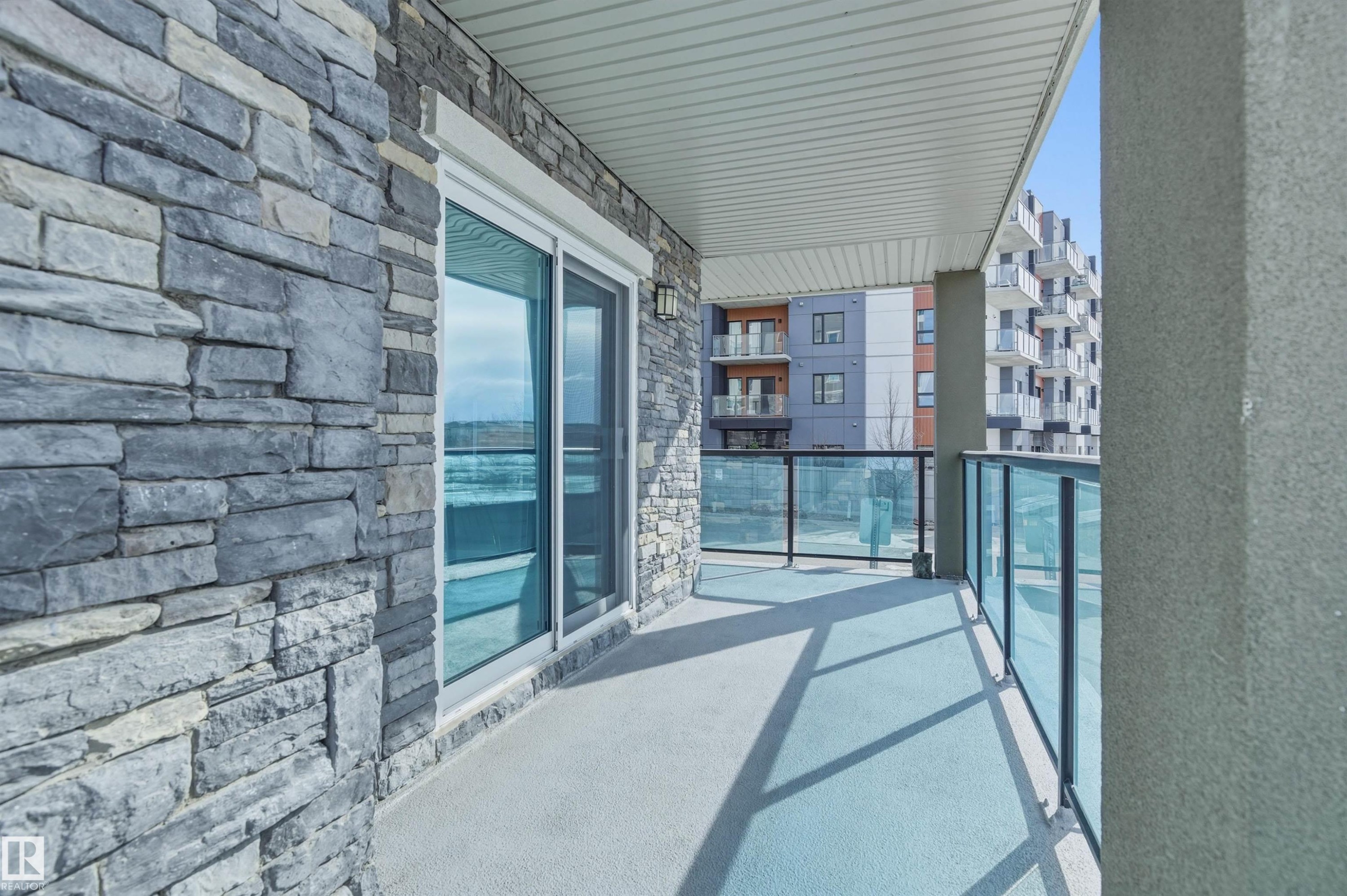 View of balcony - 106 1238 Windermere Way, Edmonton, AB - Outdoor With Balcony