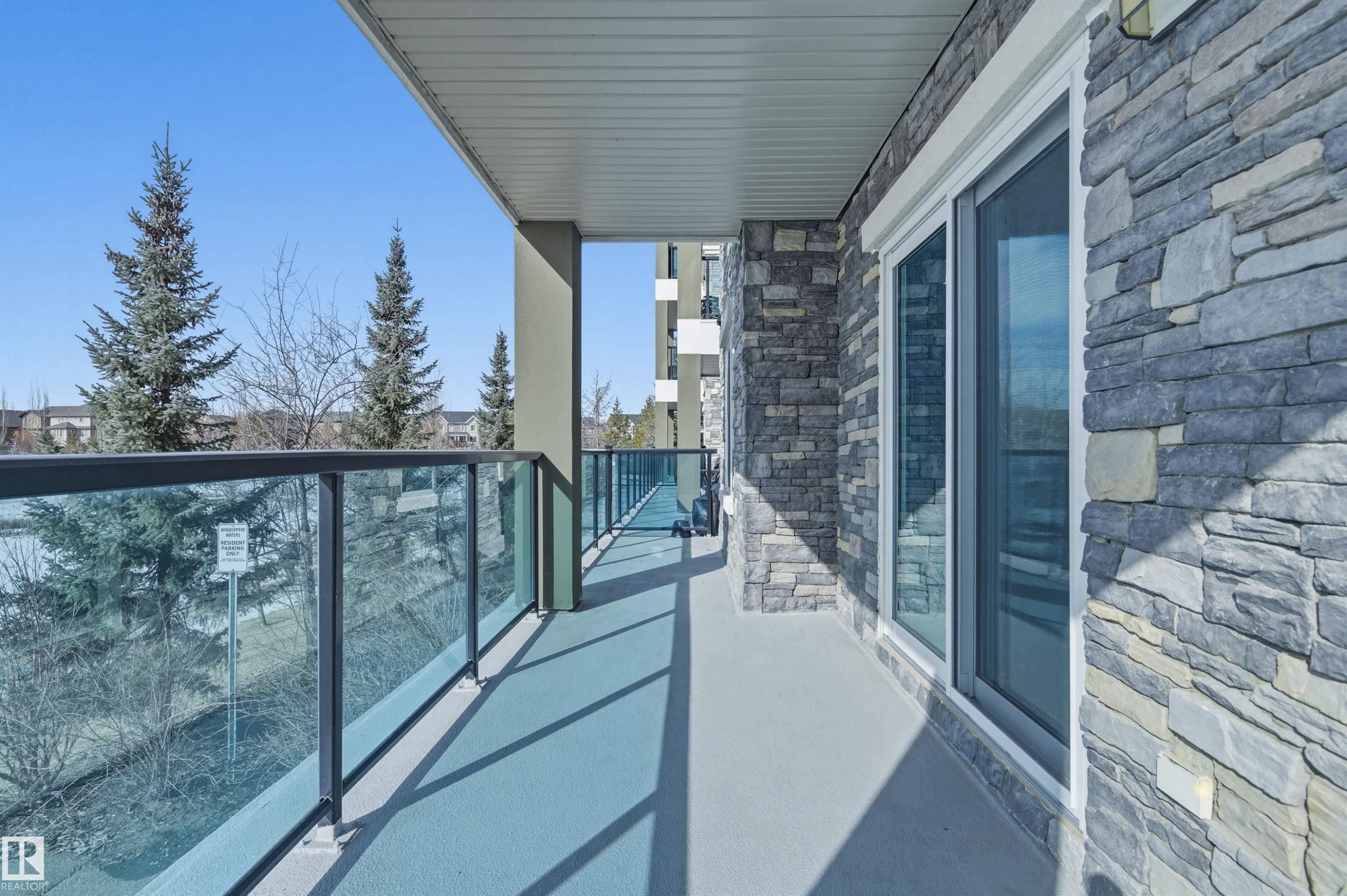 View of balcony - 106 1238 Windermere Way, Edmonton, AB - Outdoor With Balcony