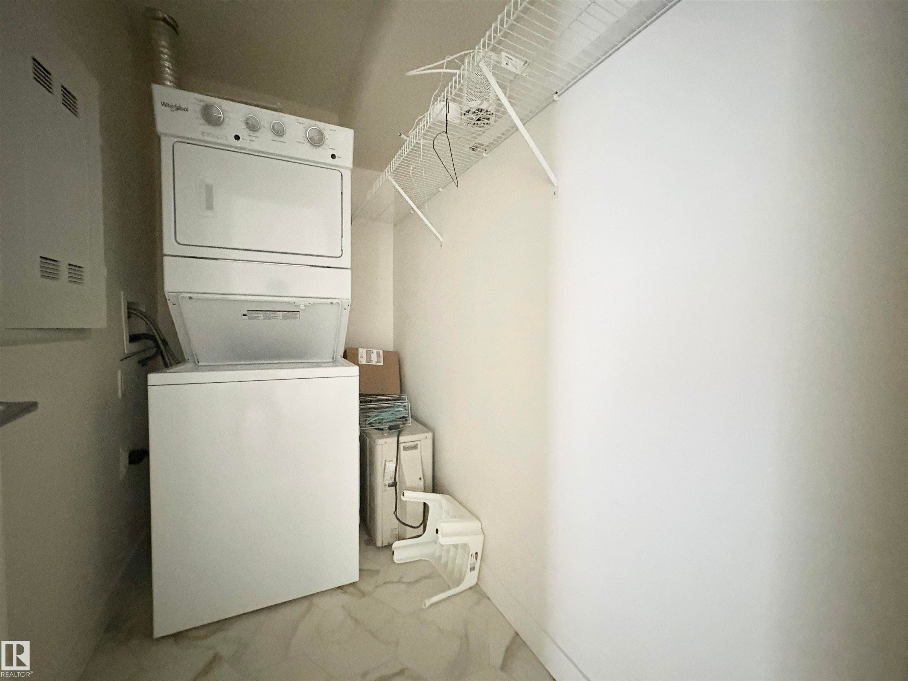 312 667 Watt Boulevard, Edmonton, AB - Indoor Photo Showing Laundry Room
