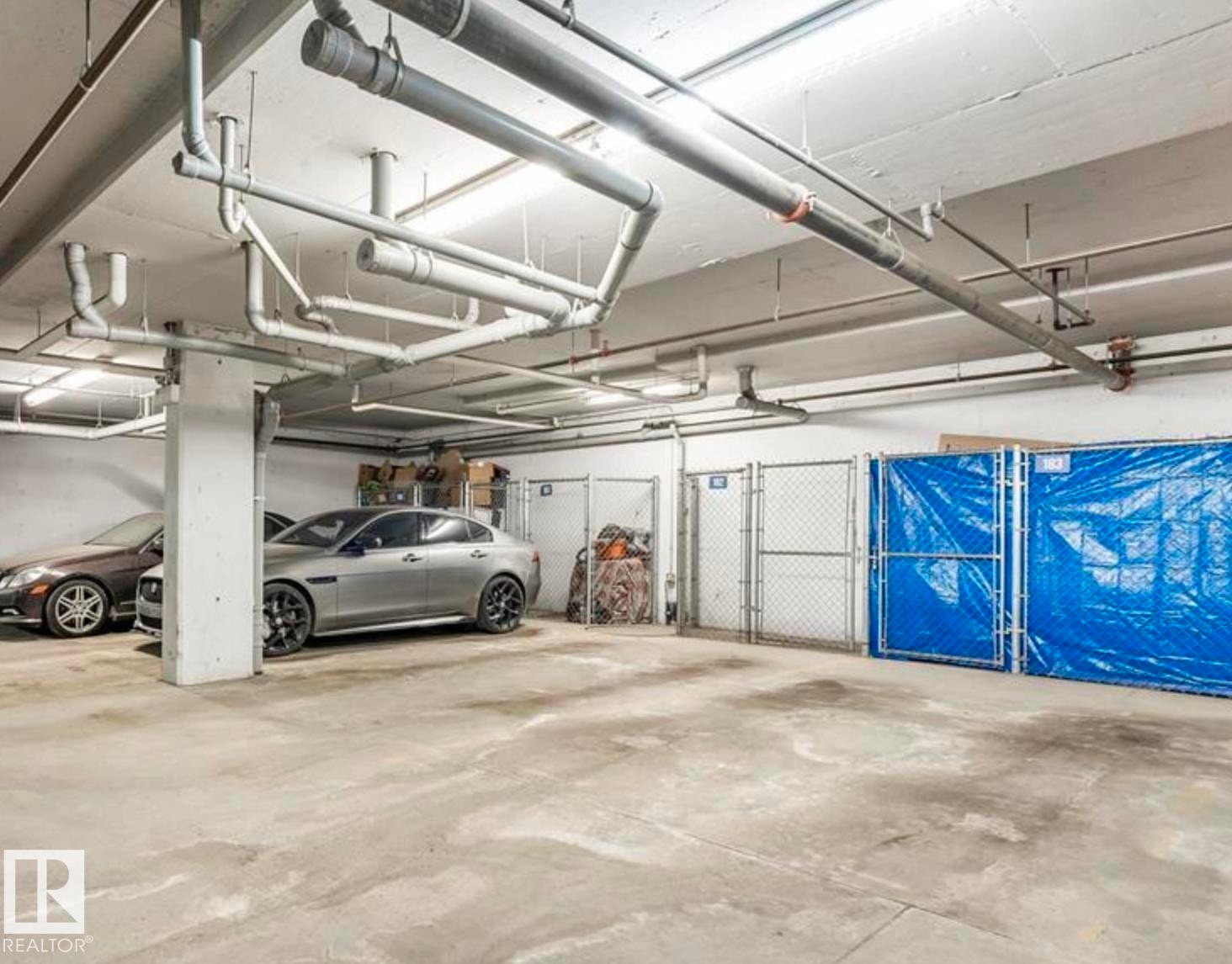 312 667 Watt Boulevard, Edmonton, AB - Indoor Photo Showing Garage