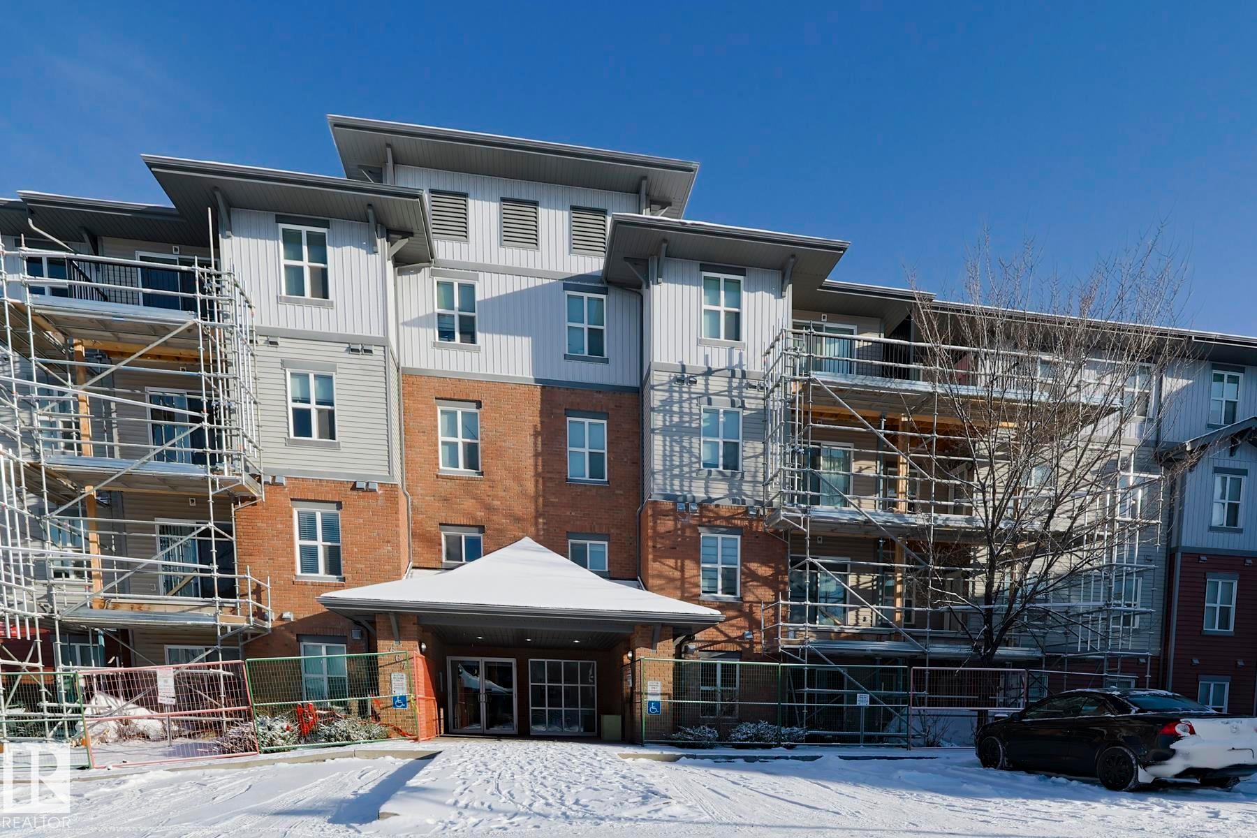 312 667 Watt Boulevard, Edmonton, AB - Outdoor With Balcony With Facade