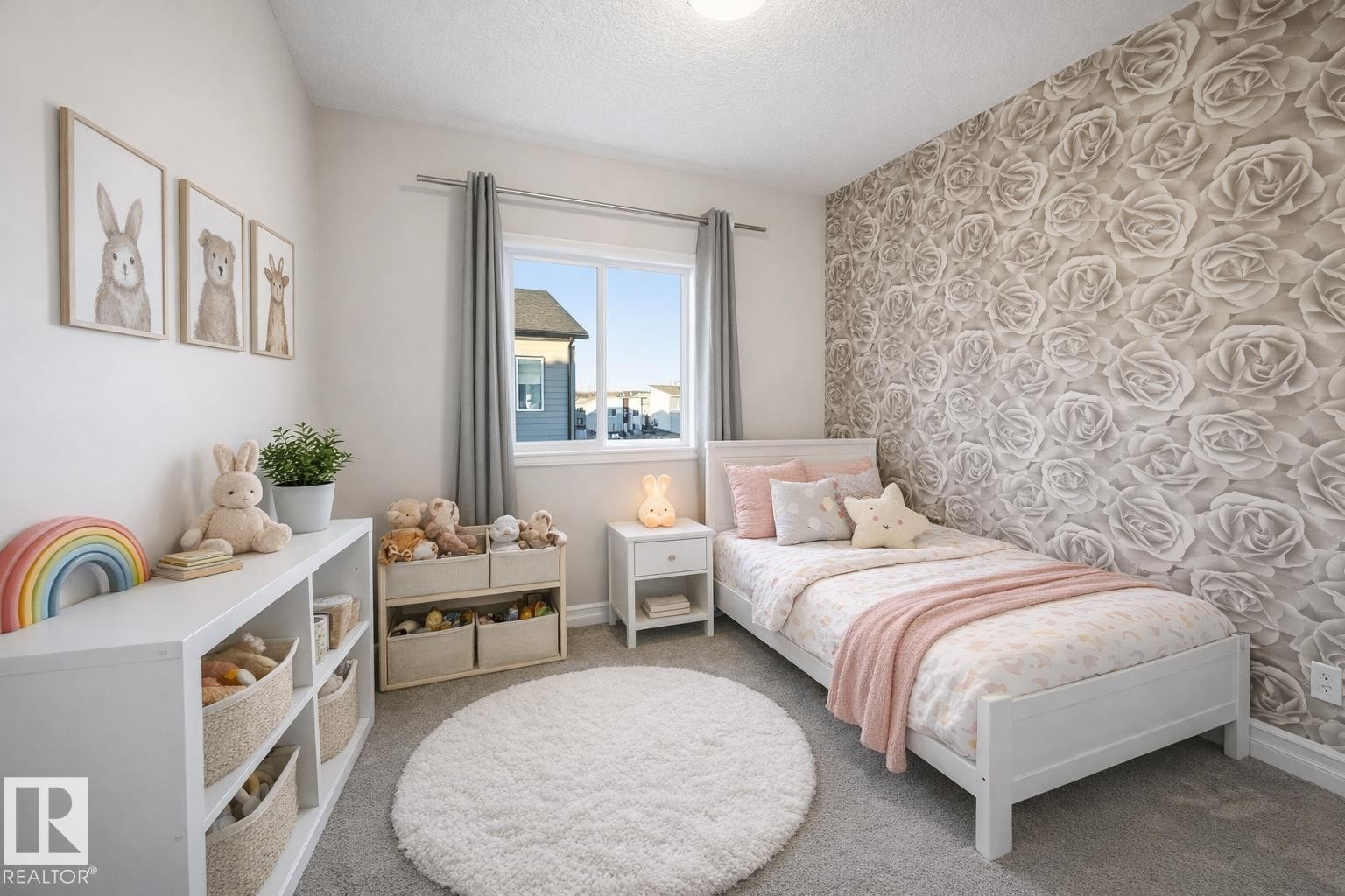 Virtually staged - 10 804 Welsh Drive, Edmonton, AB - Indoor Photo Showing Bedroom