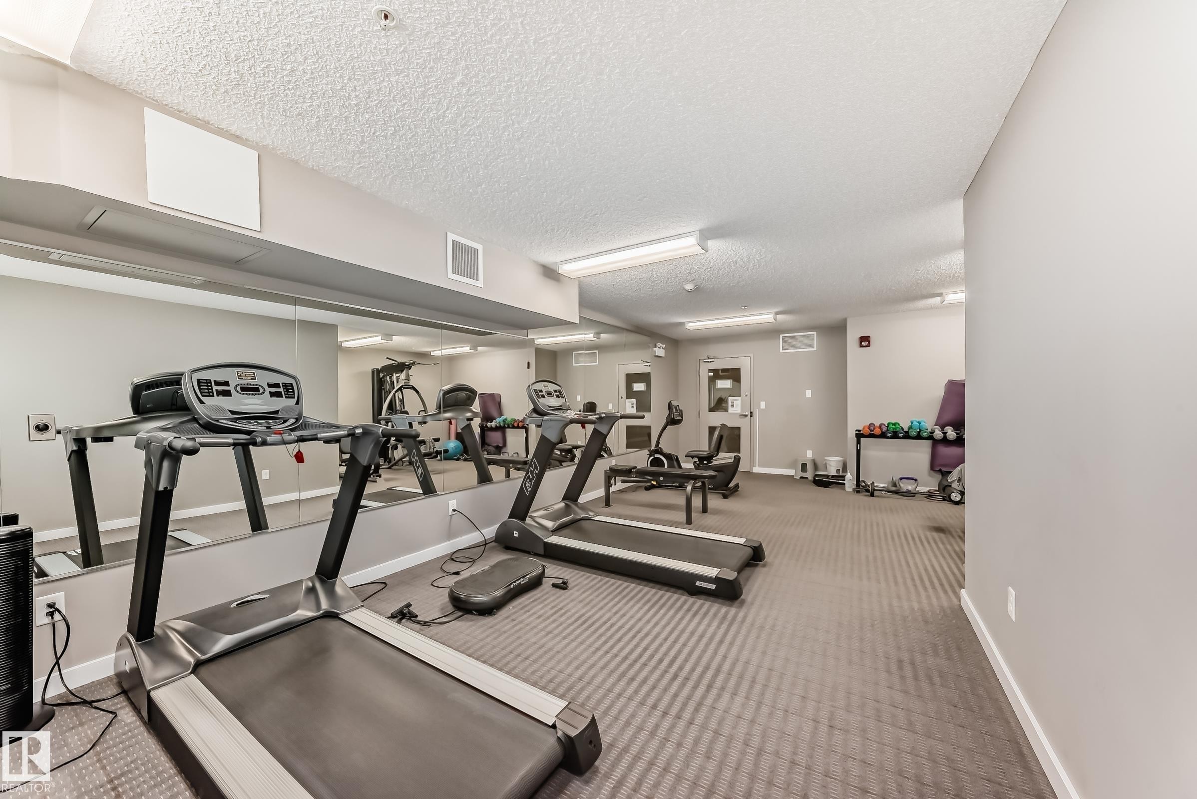 229 6076 Schonsee Way, Edmonton, AB - Indoor Photo Showing Gym Room