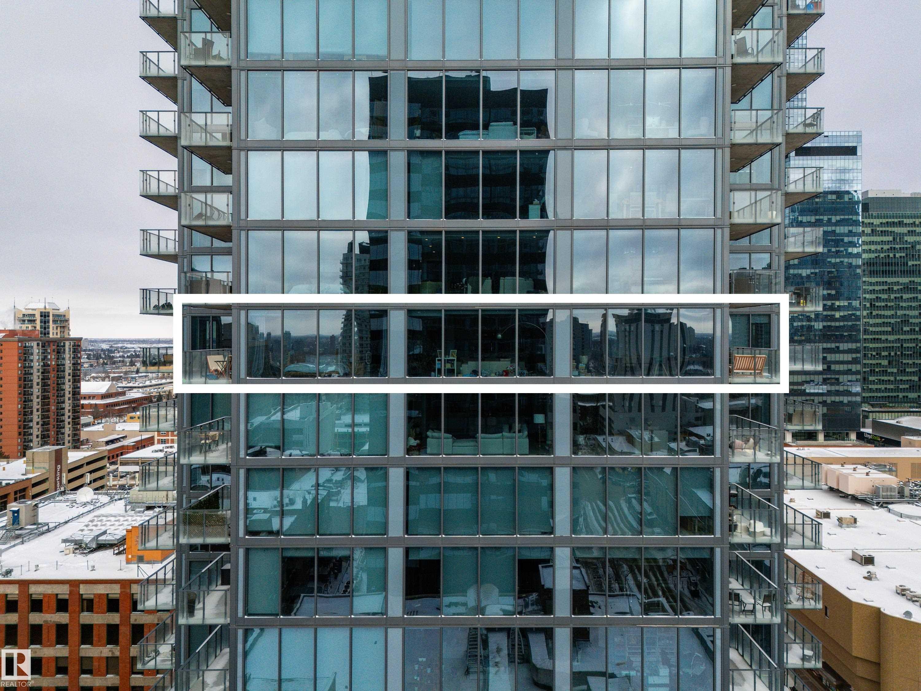 1700 10180 103 Street, Edmonton, AB - Outdoor With Balcony