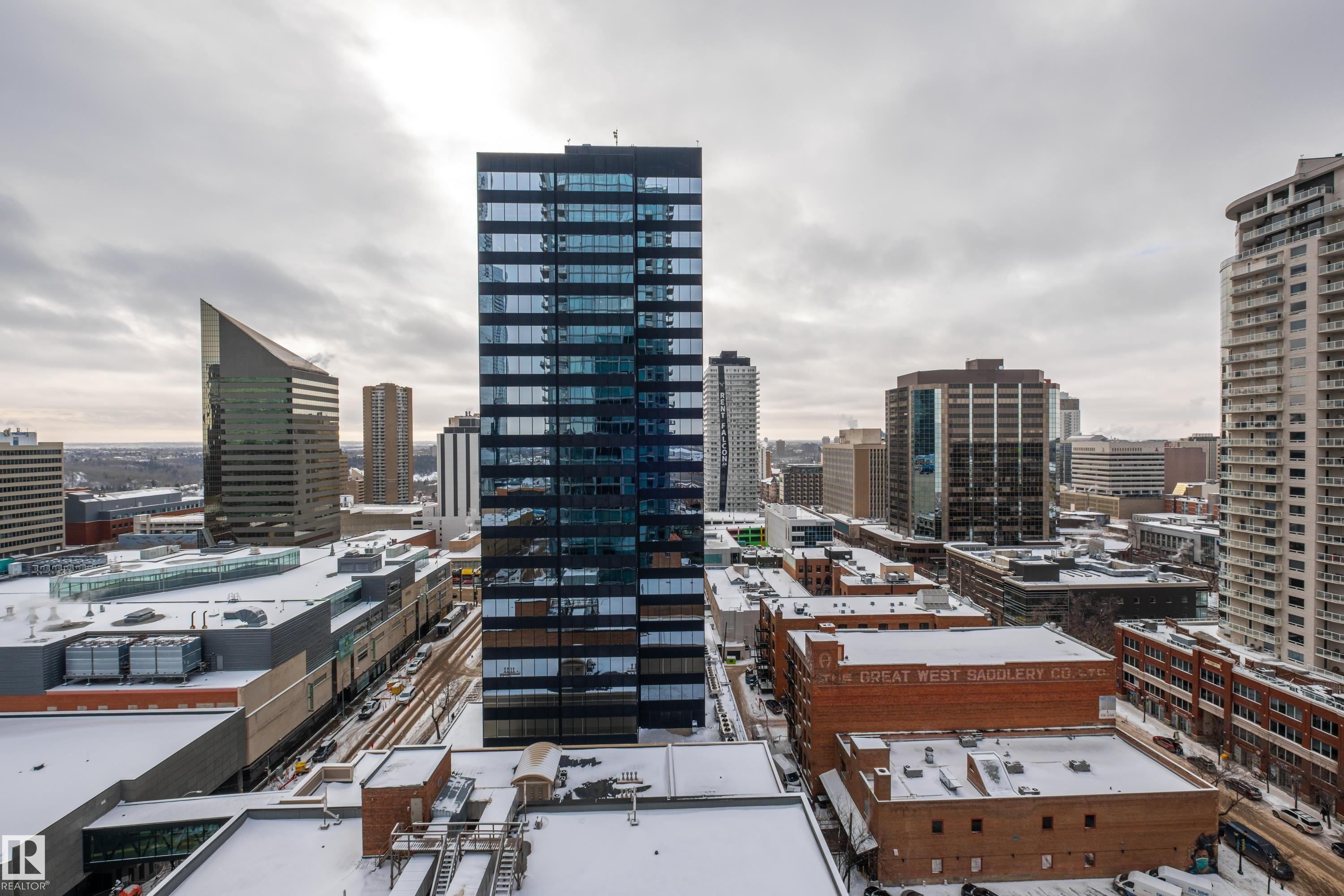 1700 10180 103 Street, Edmonton, AB - Outdoor With Balcony