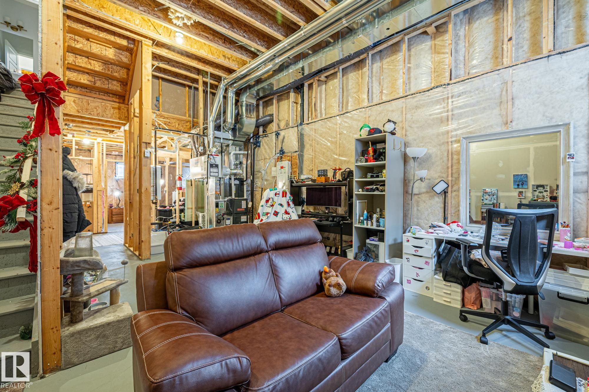 17227 3 Street, Edmonton, AB - Indoor Photo Showing Basement