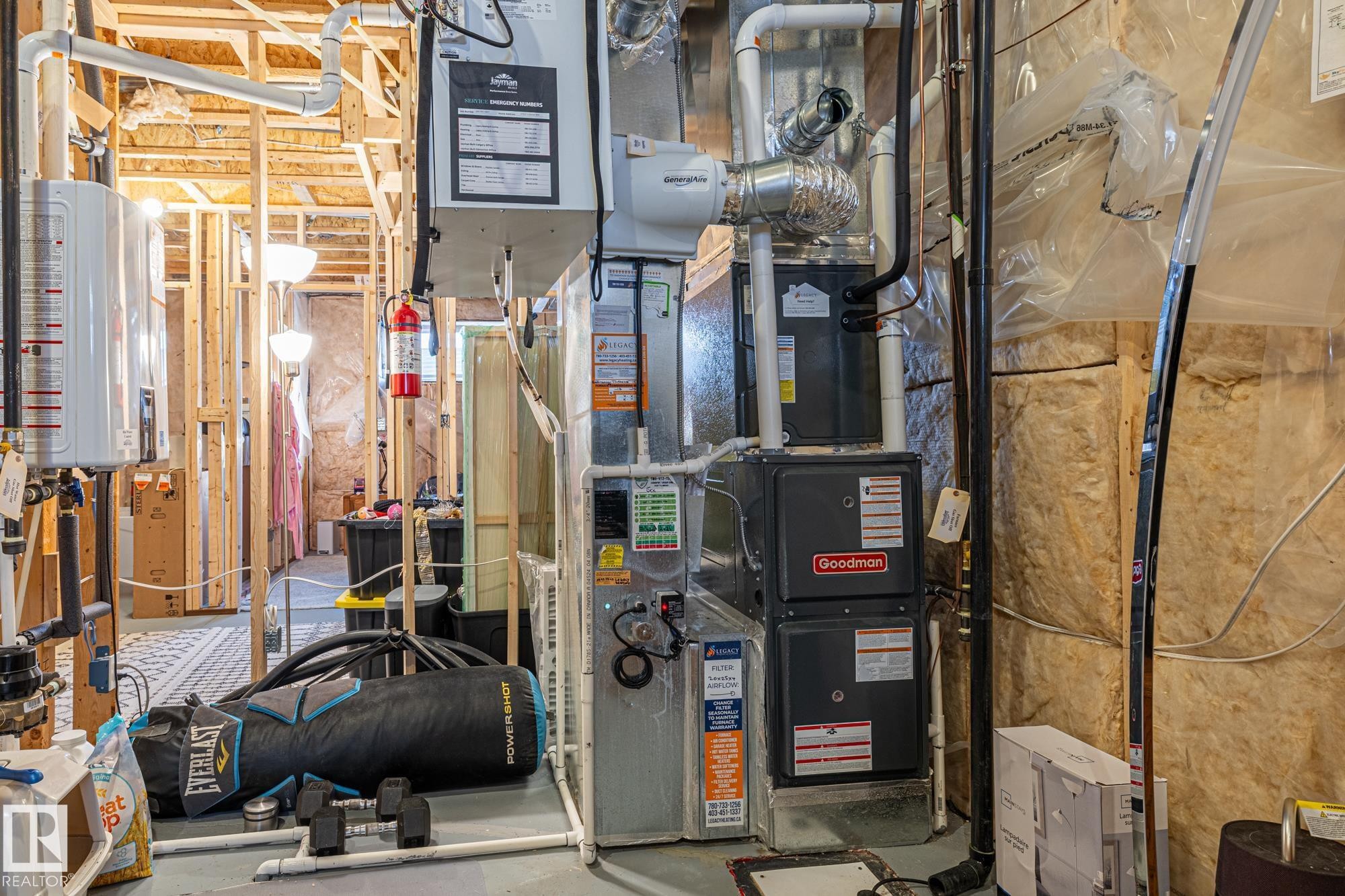 17227 3 Street, Edmonton, AB - Indoor Photo Showing Basement