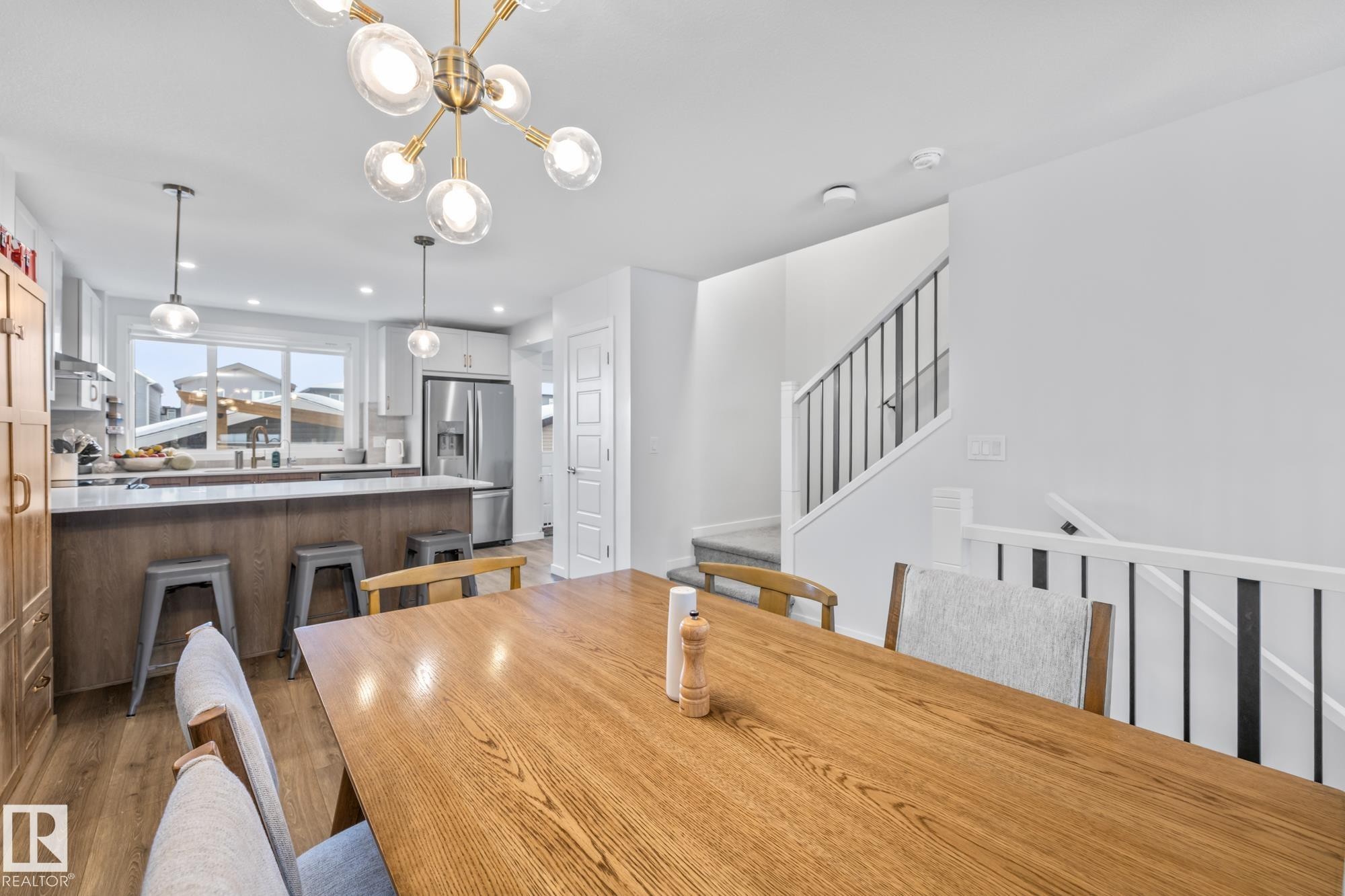 17227 3 Street, Edmonton, AB - Indoor Photo Showing Dining Room