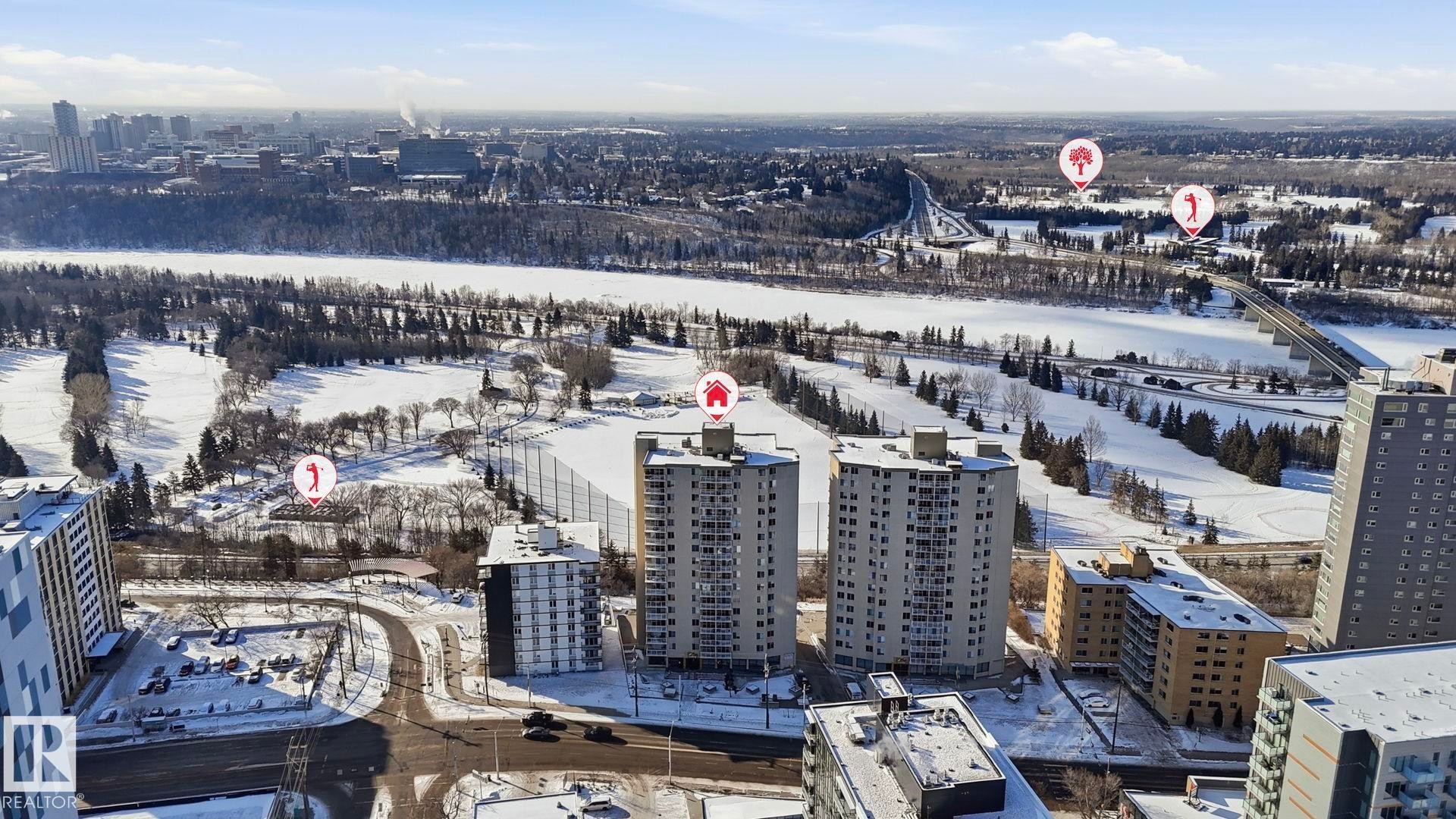 406 12121 Jasper Avenue, Edmonton, AB - Outdoor With View