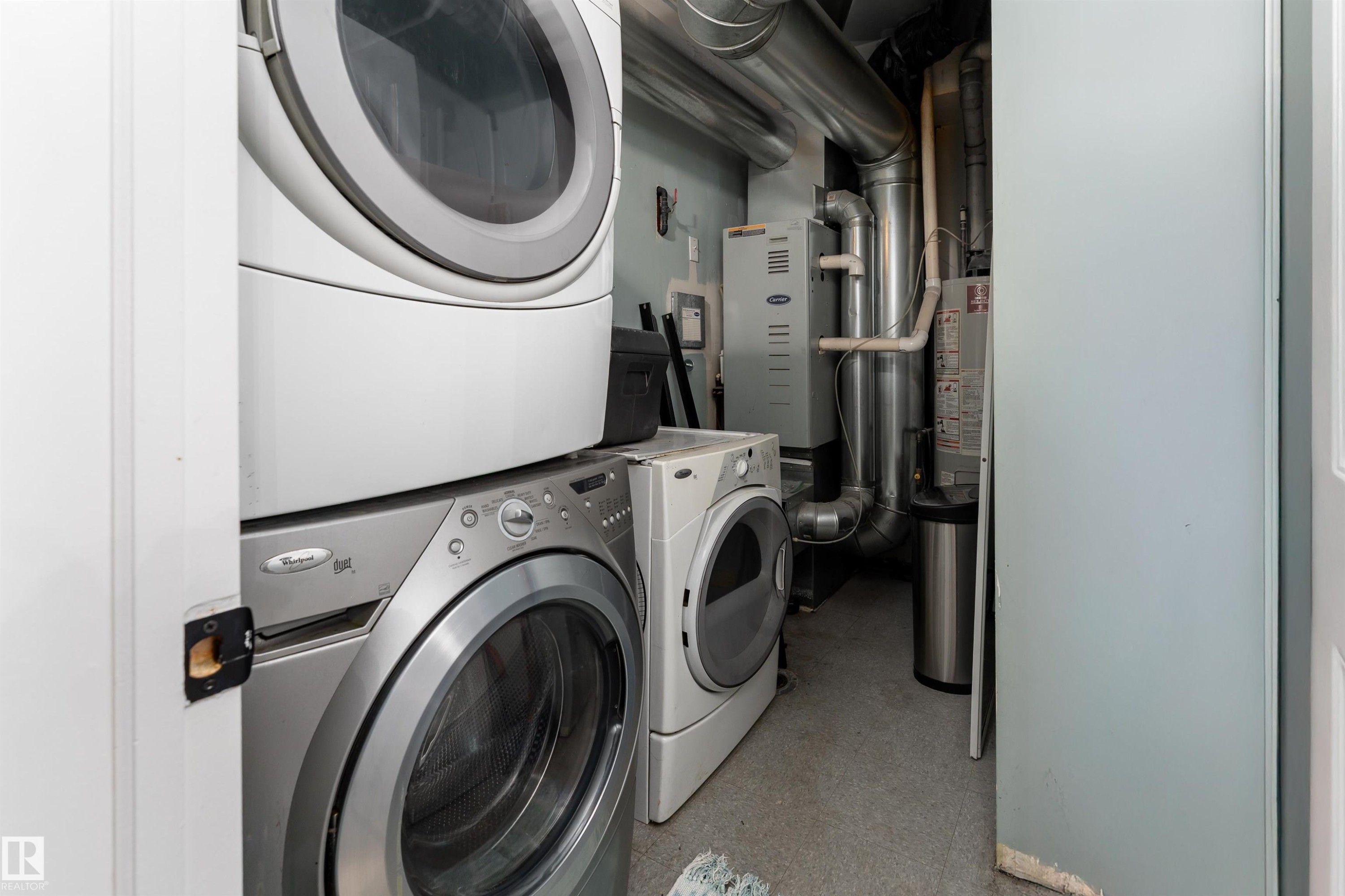 108 8619 111 Street, Edmonton, AB - Indoor Photo Showing Laundry Room