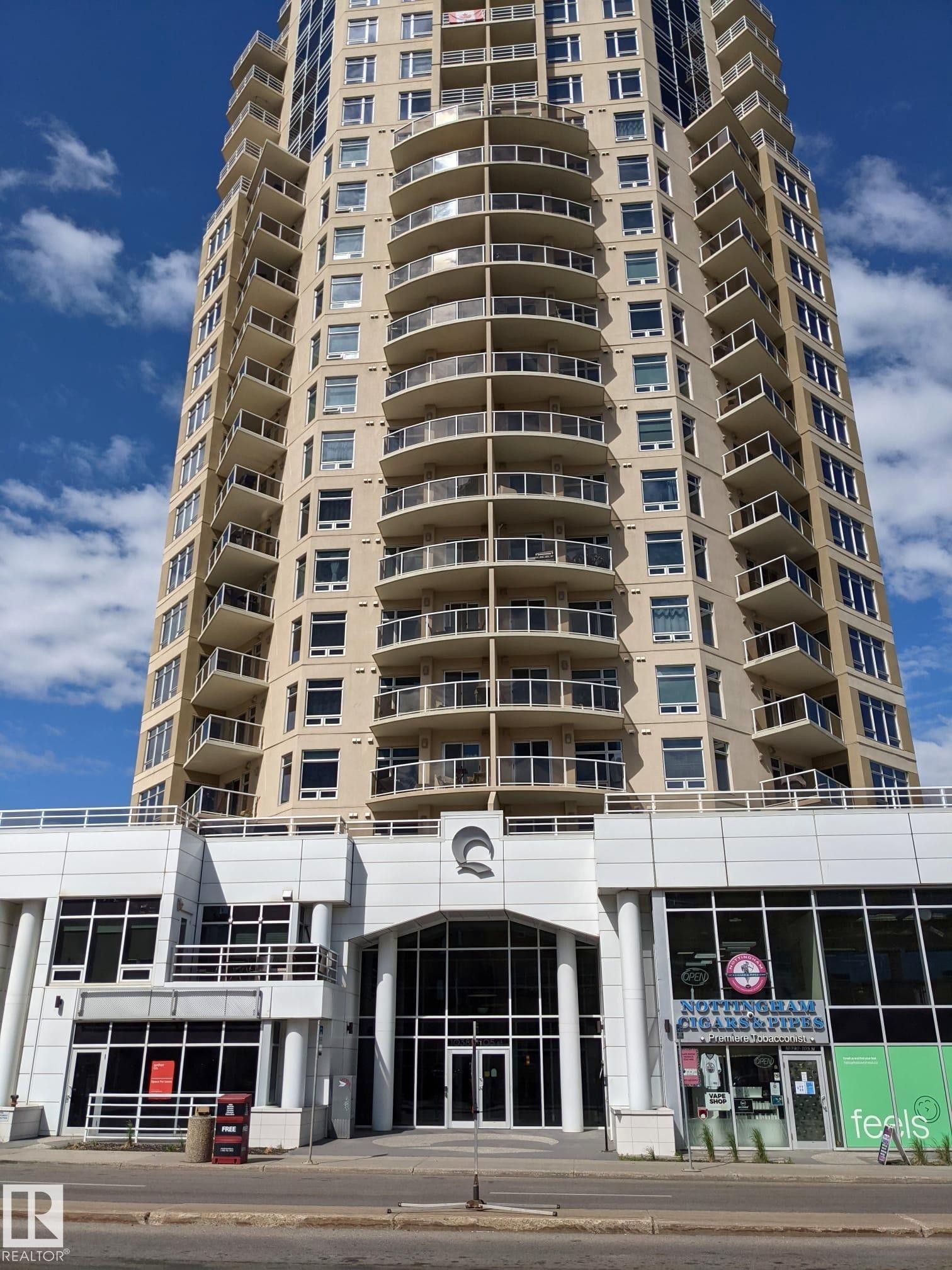#501 10388 105 St Nw, Edmonton, AB - Outdoor With Balcony With Facade