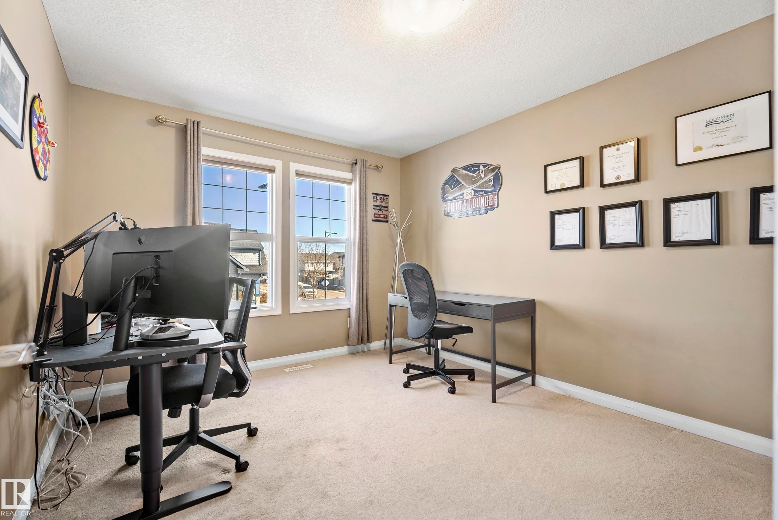 3689 Atkinson Loop, Edmonton, AB - Indoor Photo Showing Office