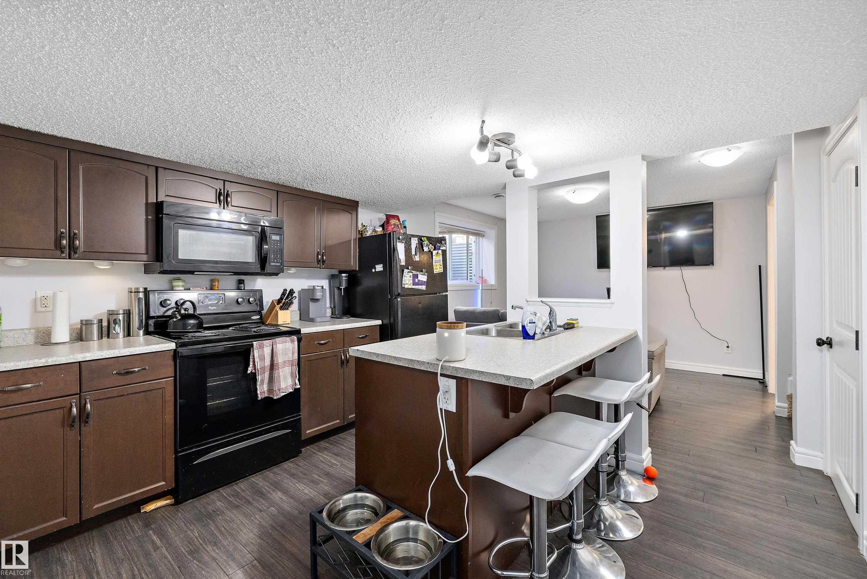 1104 161 Street, Edmonton, AB - Indoor Photo Showing Kitchen With Double Sink