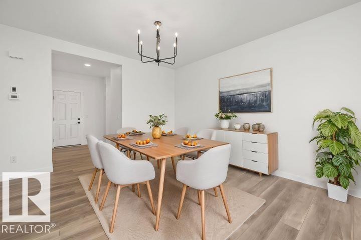 19115 20 Avenue Nw, Edmonton, AB - Indoor Photo Showing Dining Room