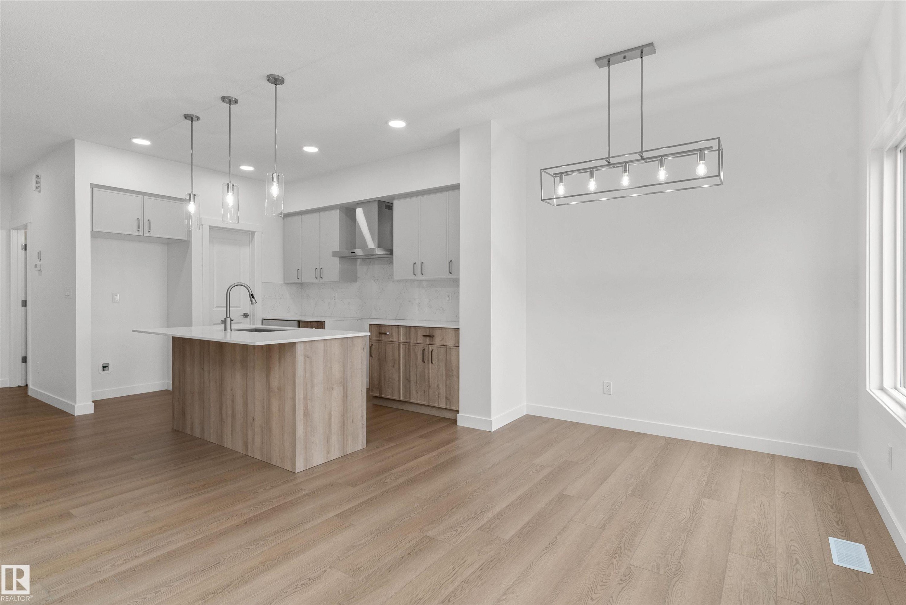 924 18 Avenue, Edmonton, AB - Indoor Photo Showing Kitchen With Upgraded Kitchen