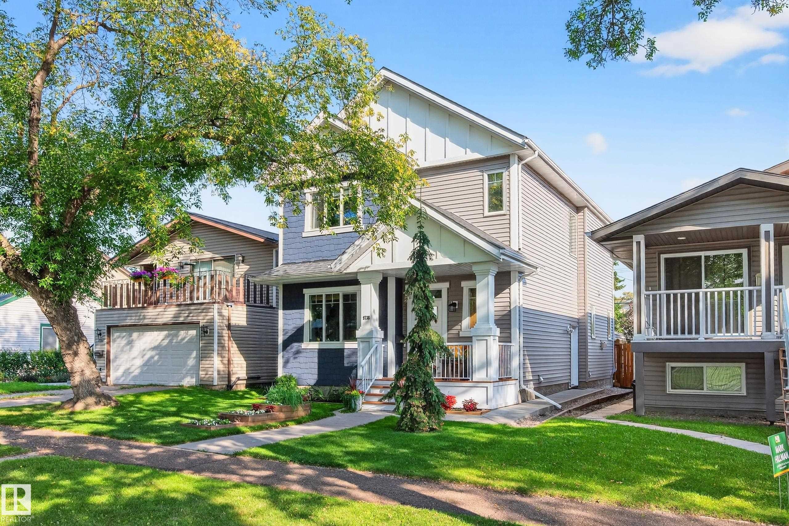 9738 75 Avenue, Edmonton, AB - Outdoor With Deck Patio Veranda With Facade