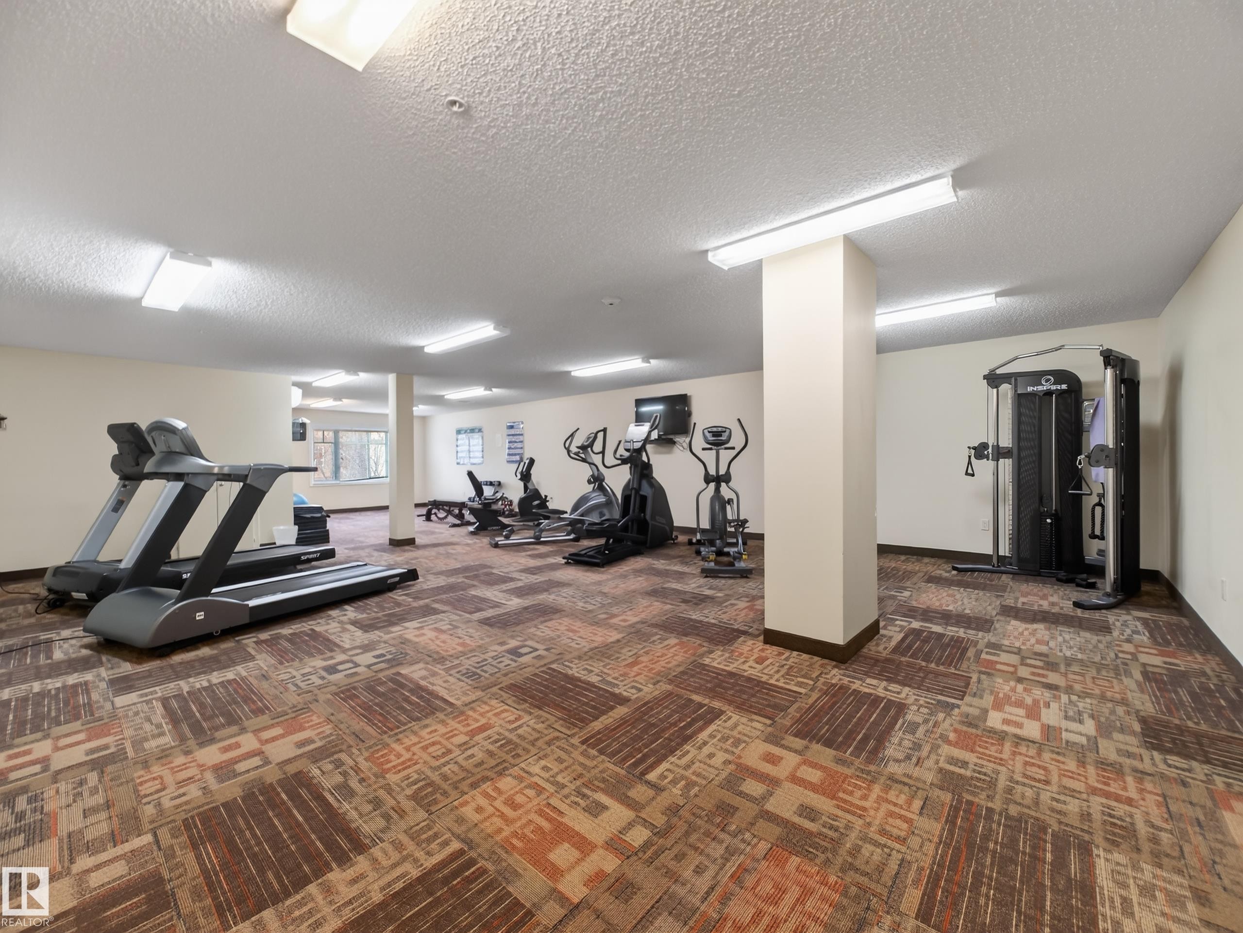 218 2045 Grantham Crest, Edmonton, AB - Indoor Photo Showing Gym Room