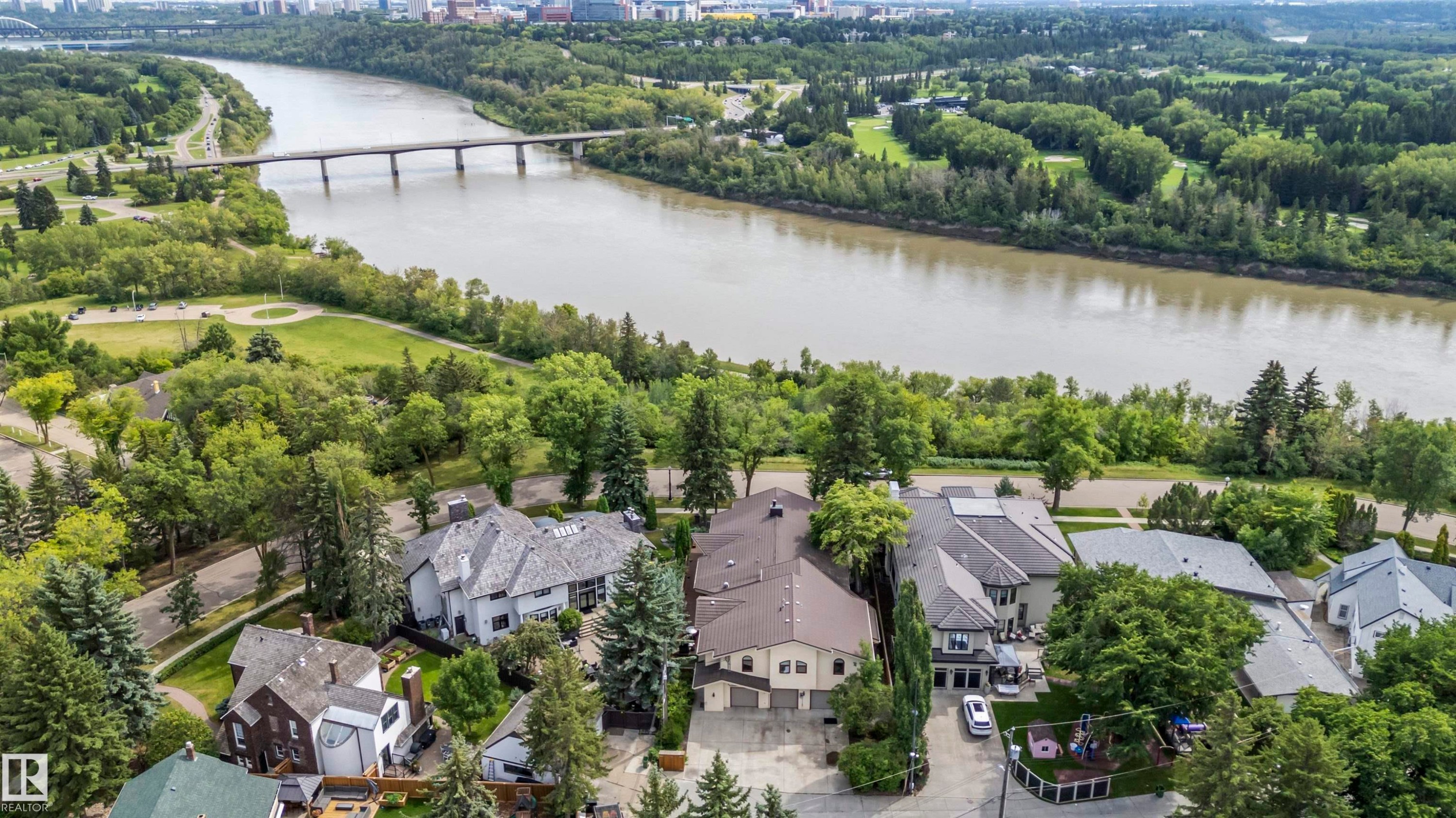 12 Wellington Crescent Nw, Edmonton, AB - Outdoor With Body Of Water With View