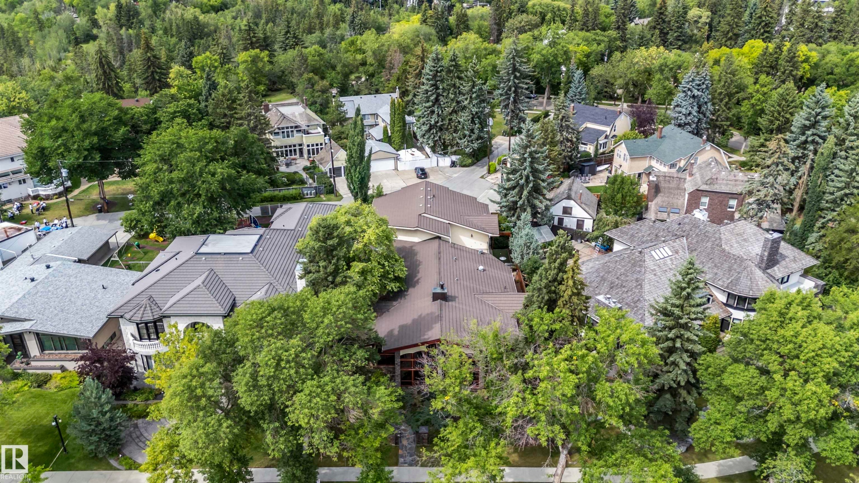 12 Wellington Crescent Nw, Edmonton, AB - Outdoor With View