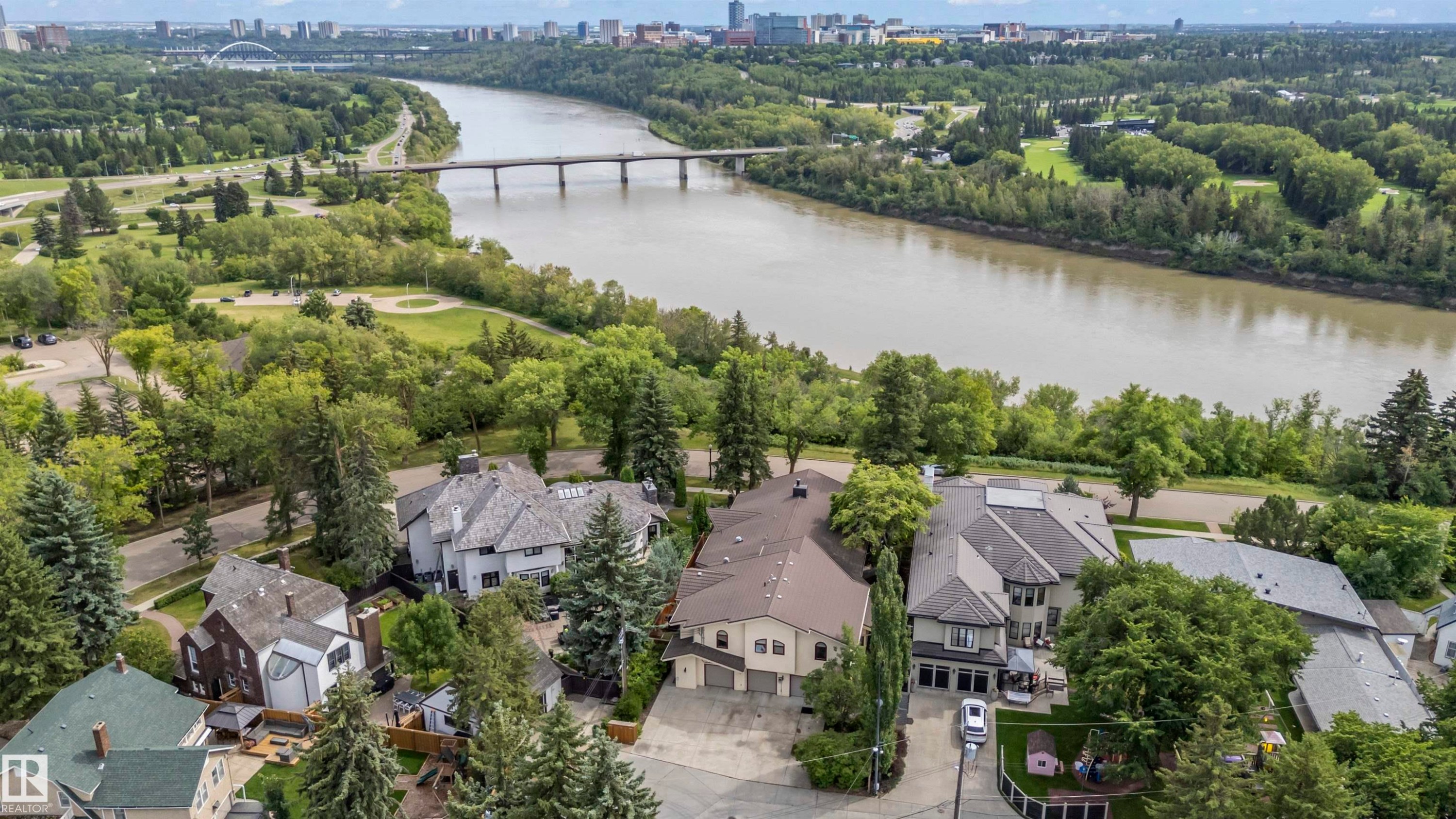 12 Wellington Crescent Nw, Edmonton, AB - Outdoor With Body Of Water With View