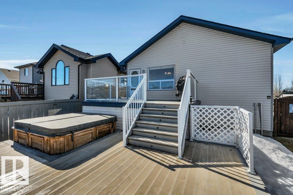 253 Birchwood Drive, Devon, AB - Outdoor With Deck Patio Veranda With Exterior