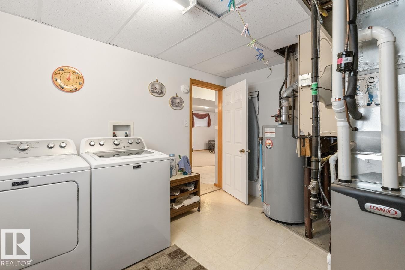 6704 164 Avenue, Edmonton, AB - Indoor Photo Showing Laundry Room