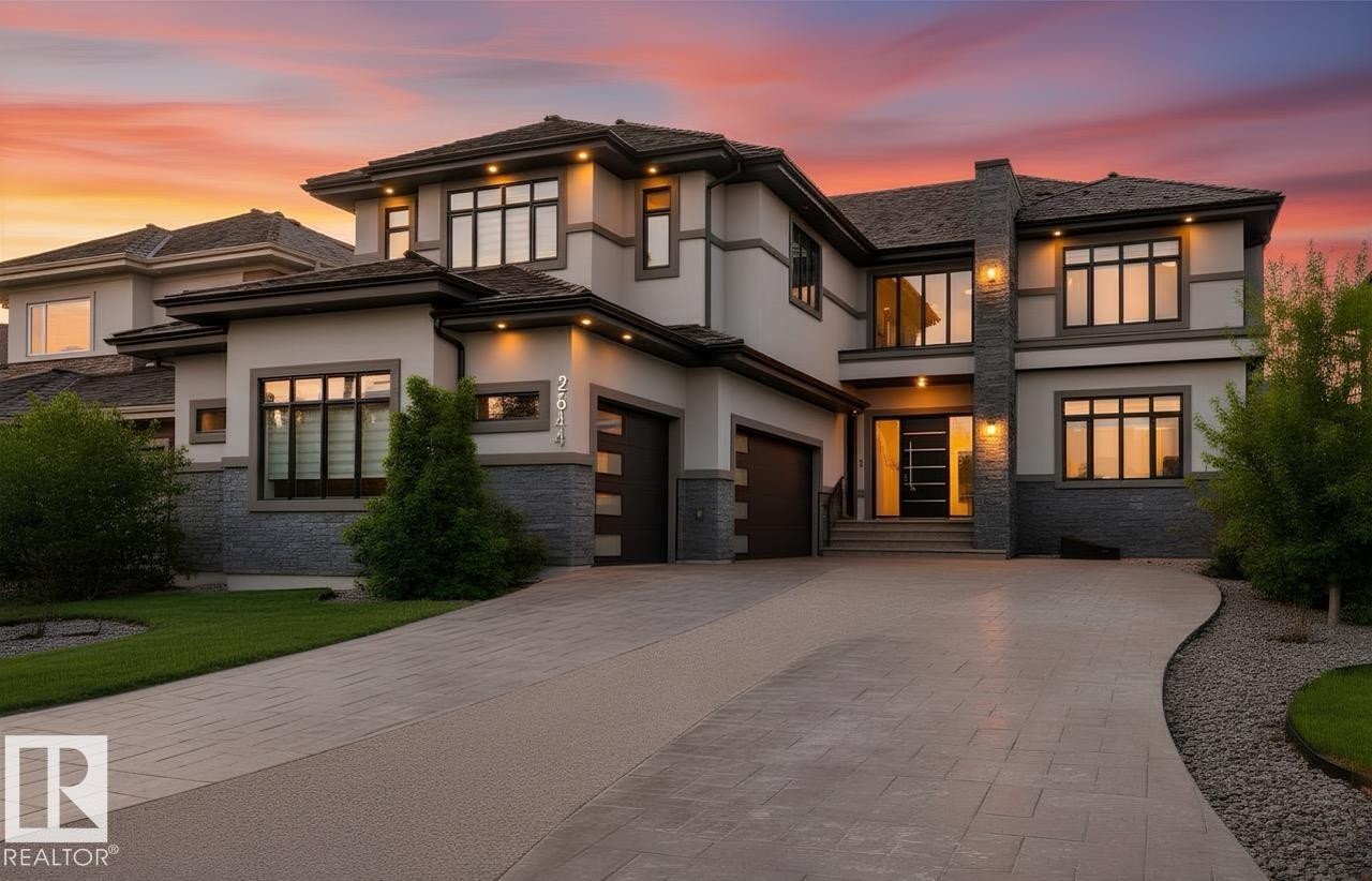 This image is enhanced by AI for effect - 3644 Westcliff Way, Edmonton, AB - Outdoor With Facade