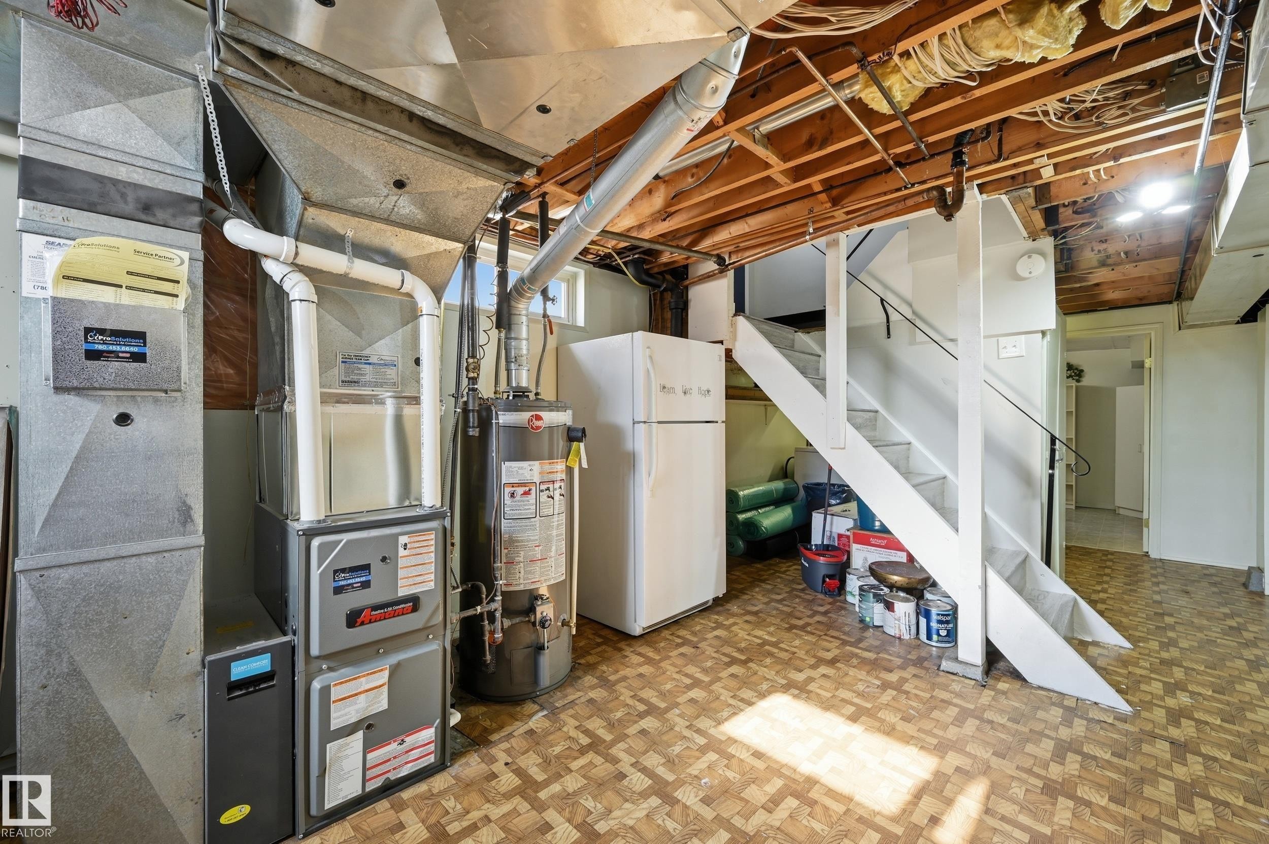 7719 71 Avenue, Edmonton, AB - Indoor Photo Showing Basement