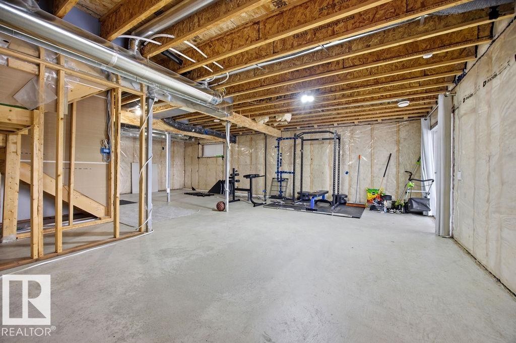 1057 Coopers Hawk Link, Edmonton, AB - Indoor Photo Showing Basement